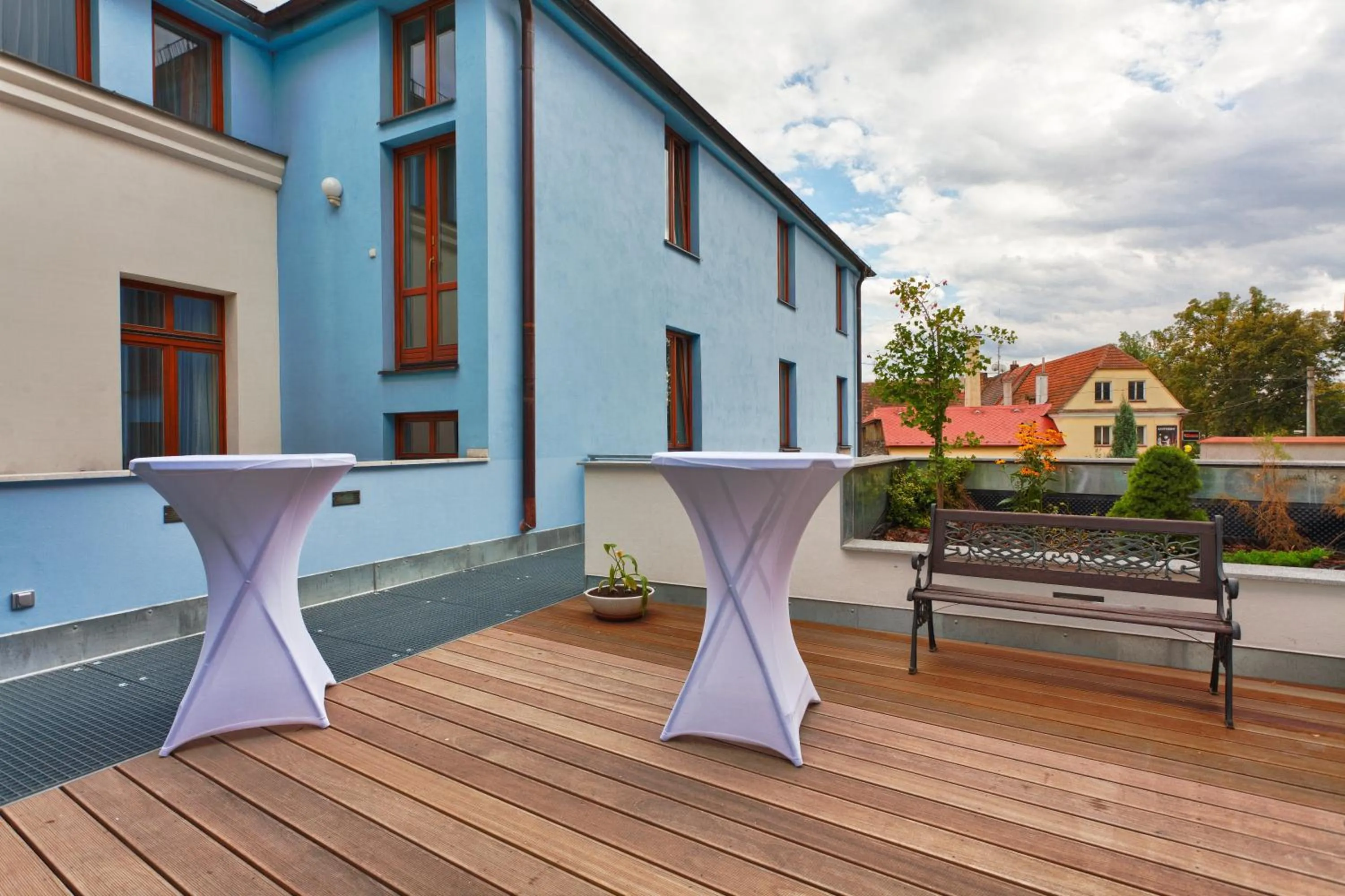 Balcony/Terrace in Hotel Zlatá Hvězda