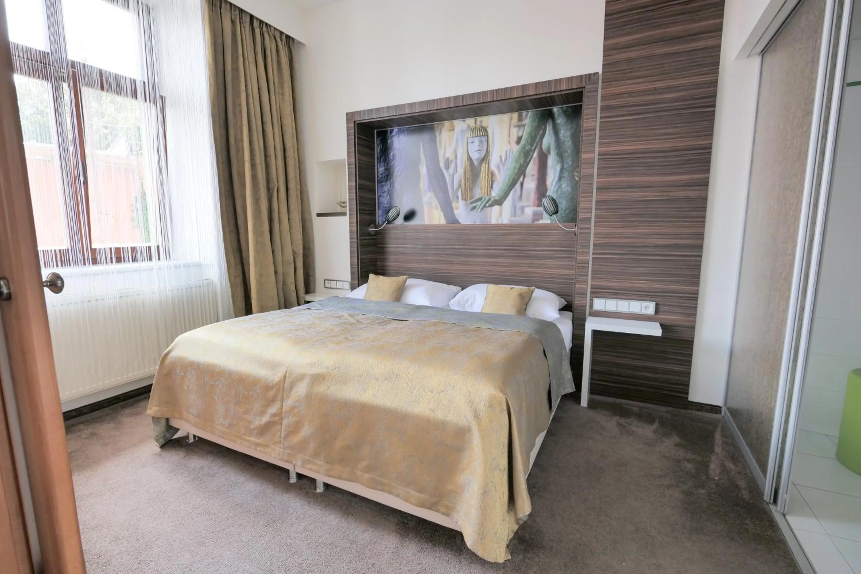 Bedroom, Bed in Hotel Zlatá Hvězda