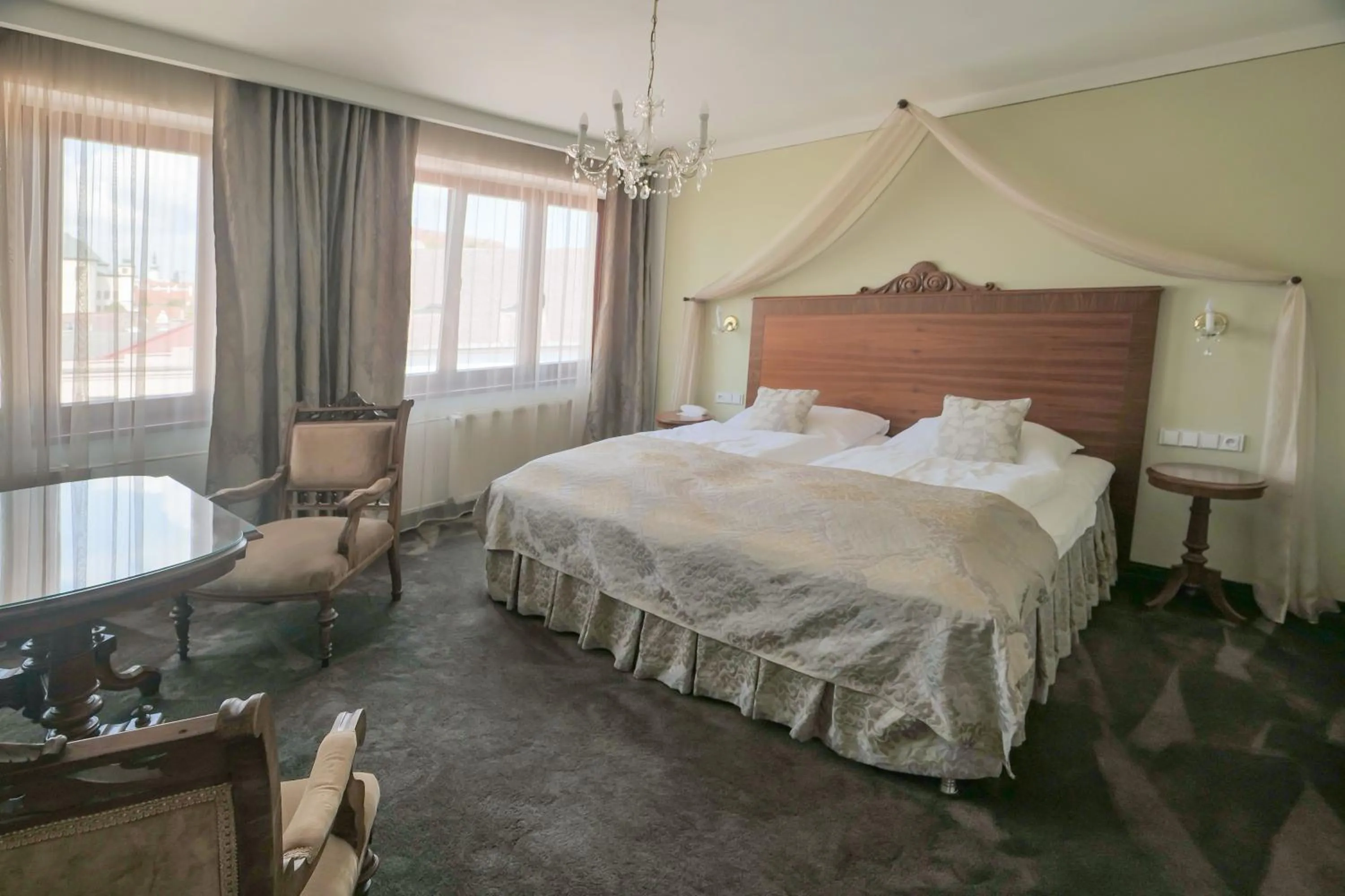 Bed in Hotel Zlatá Hvězda