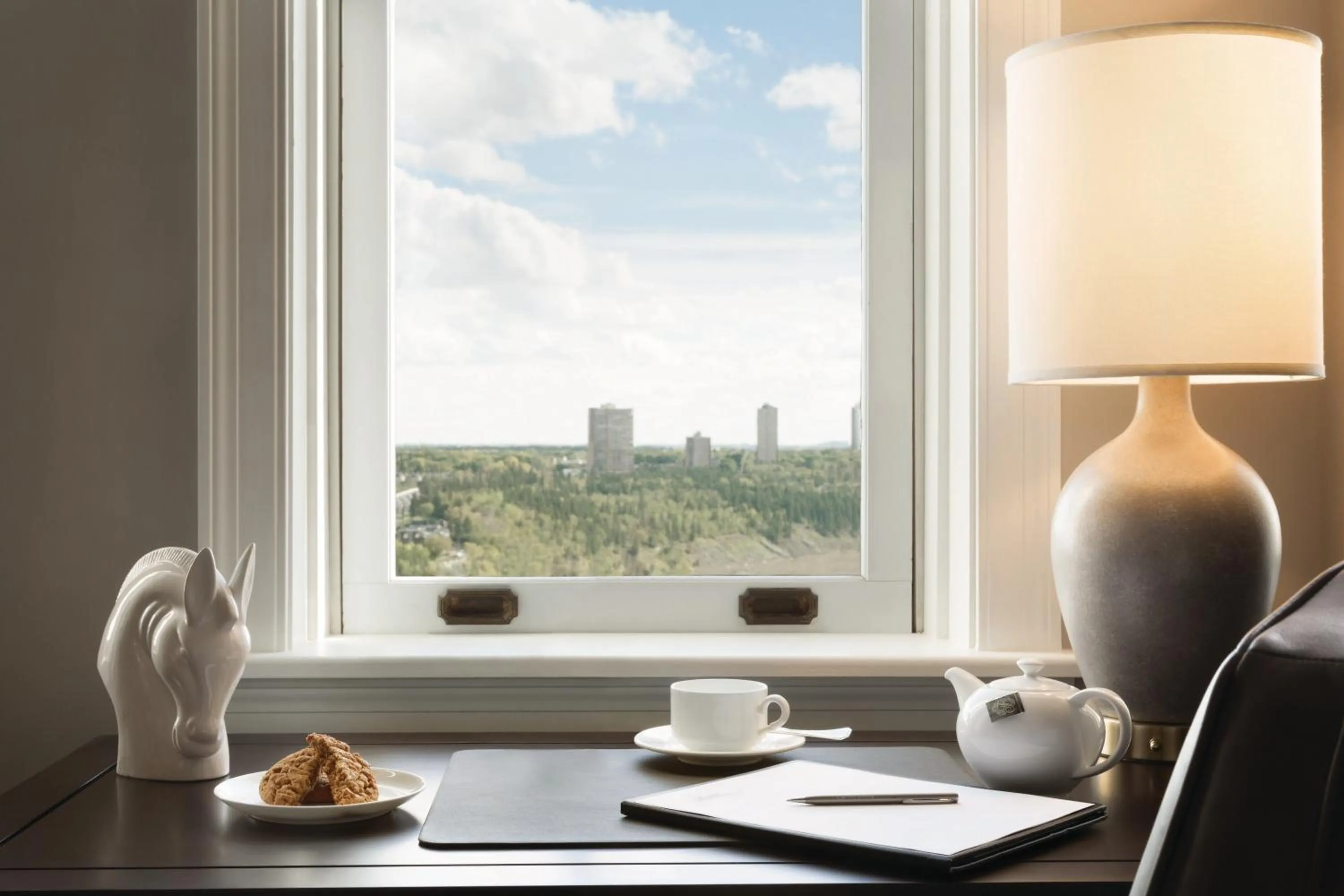 View (from property/room) in Fairmont Hotel Macdonald