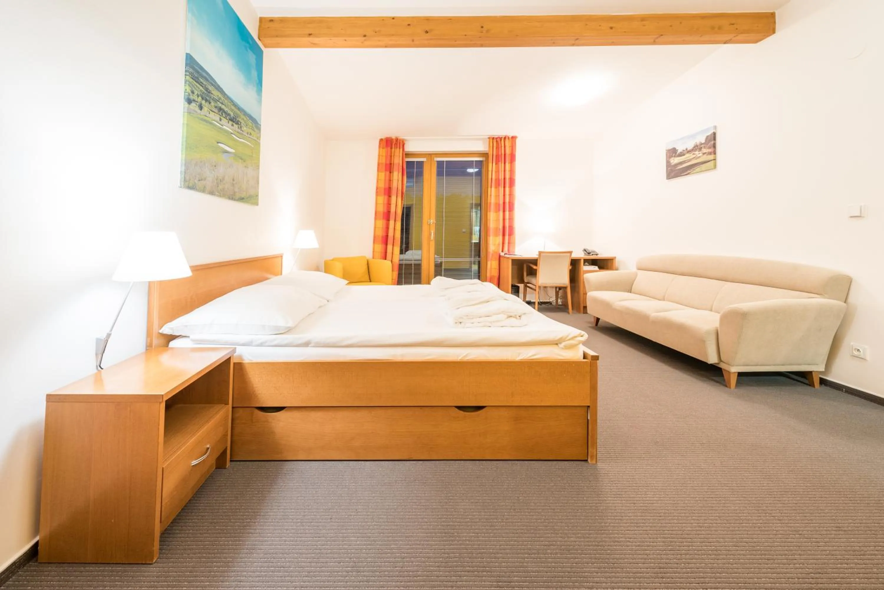 Bed in Hotel Kaskáda