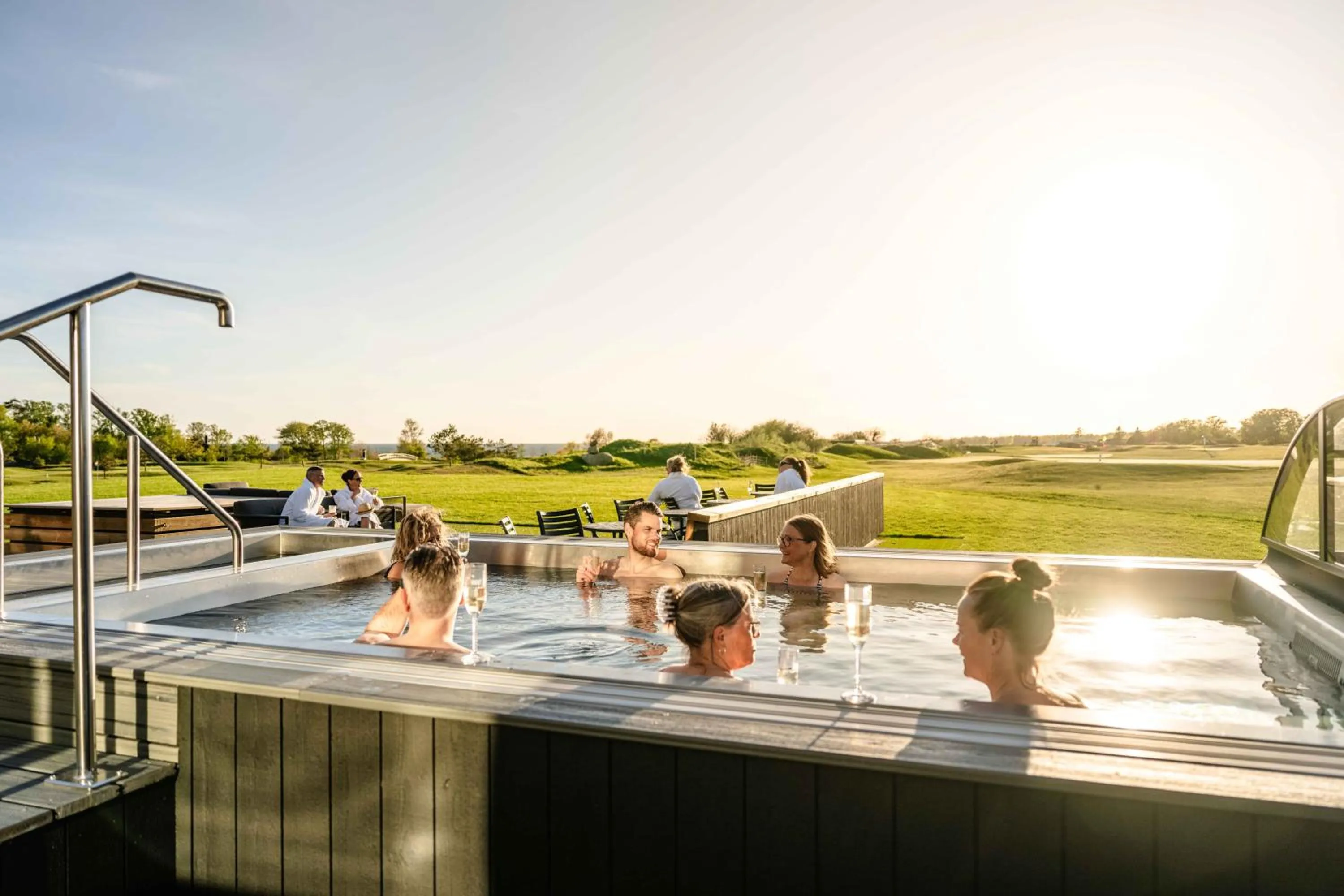 Hot Spring Bath in Halmstad Golfarena Hotell & Lägenheter