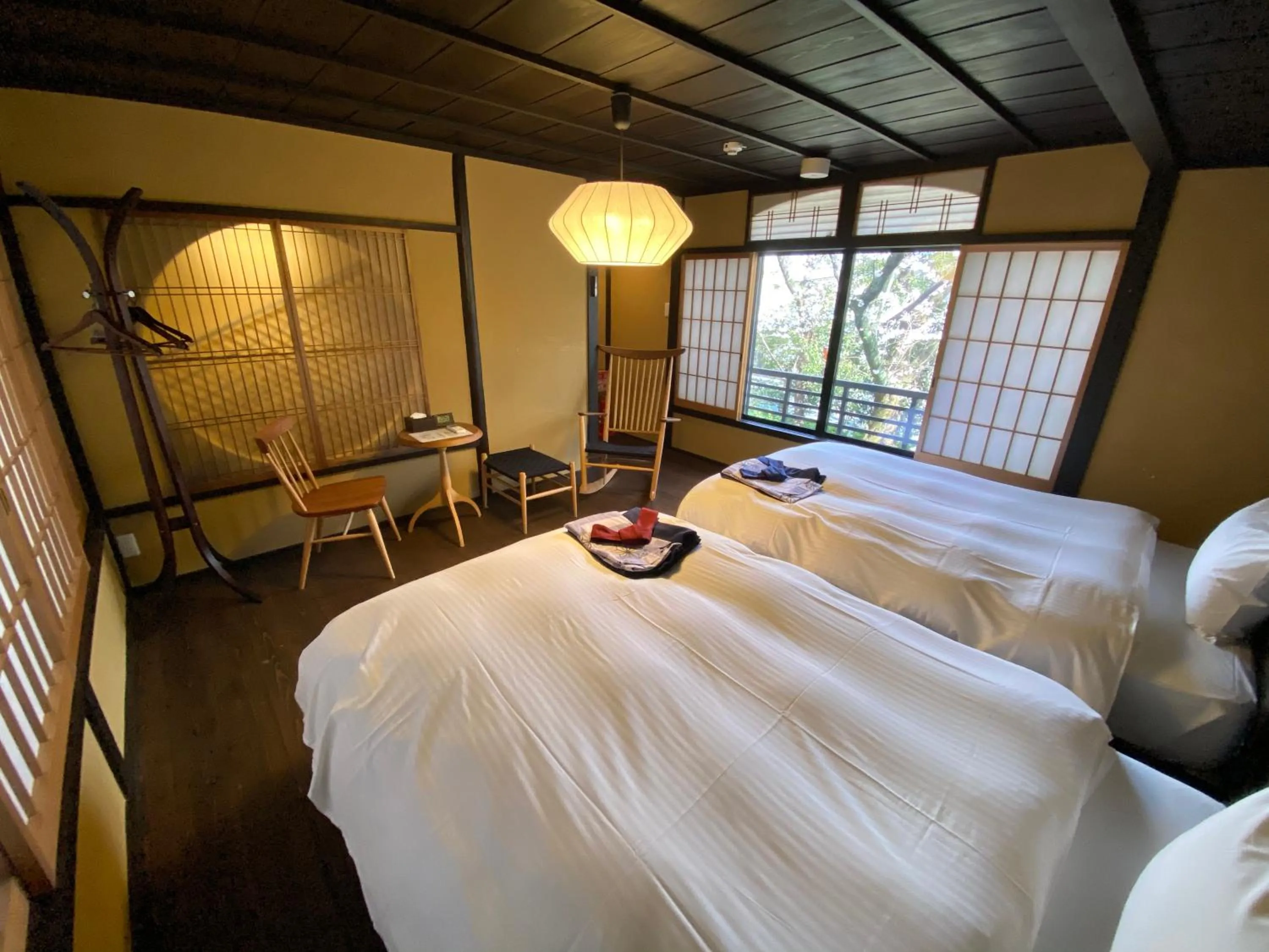 Photo of the whole room, Bed in Rinn Shijo Takasegawa