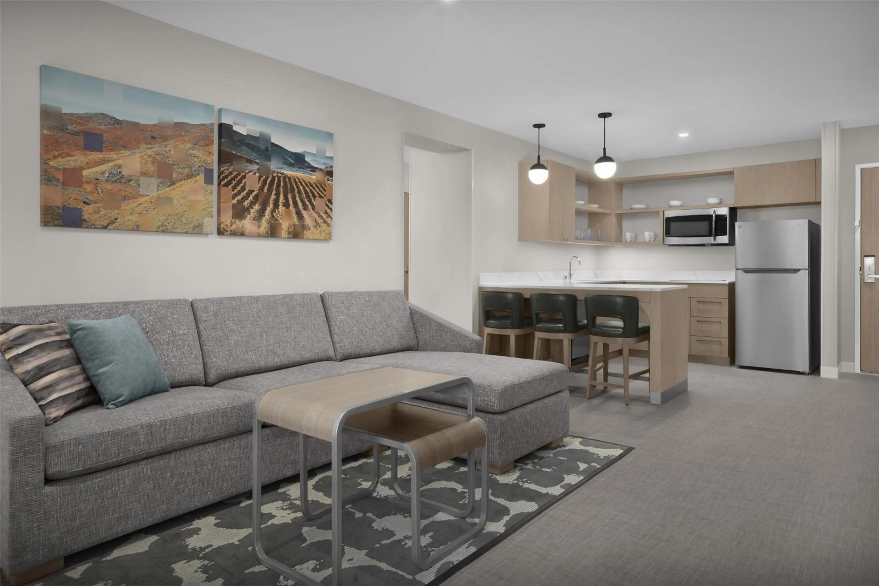 Living room in Homewood Suites by Hilton Santa Maria