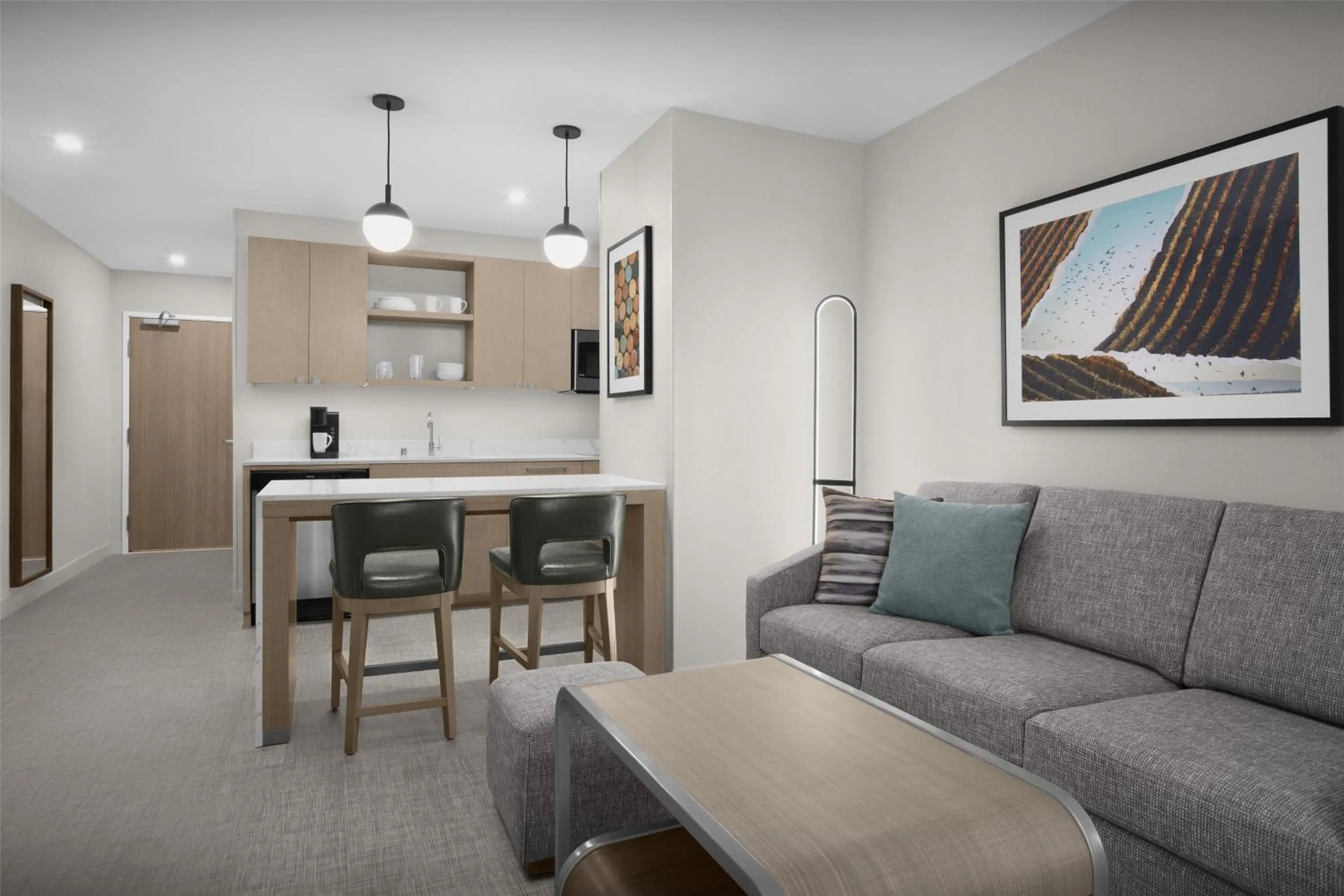 Living room in Homewood Suites by Hilton Santa Maria