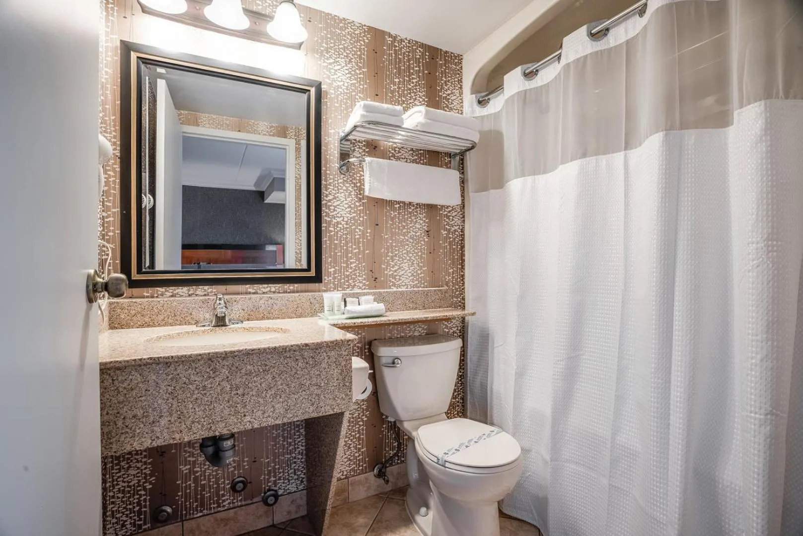 Bathroom in Monte Carlo Inn Barrie - Newly Renovated