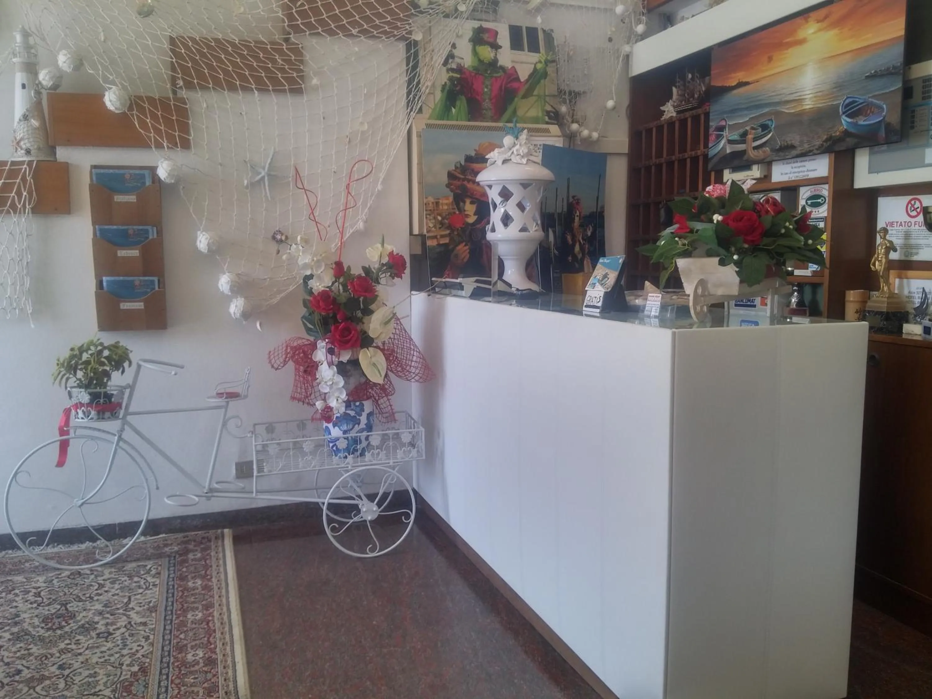 Lobby or reception in Hotel Biagini