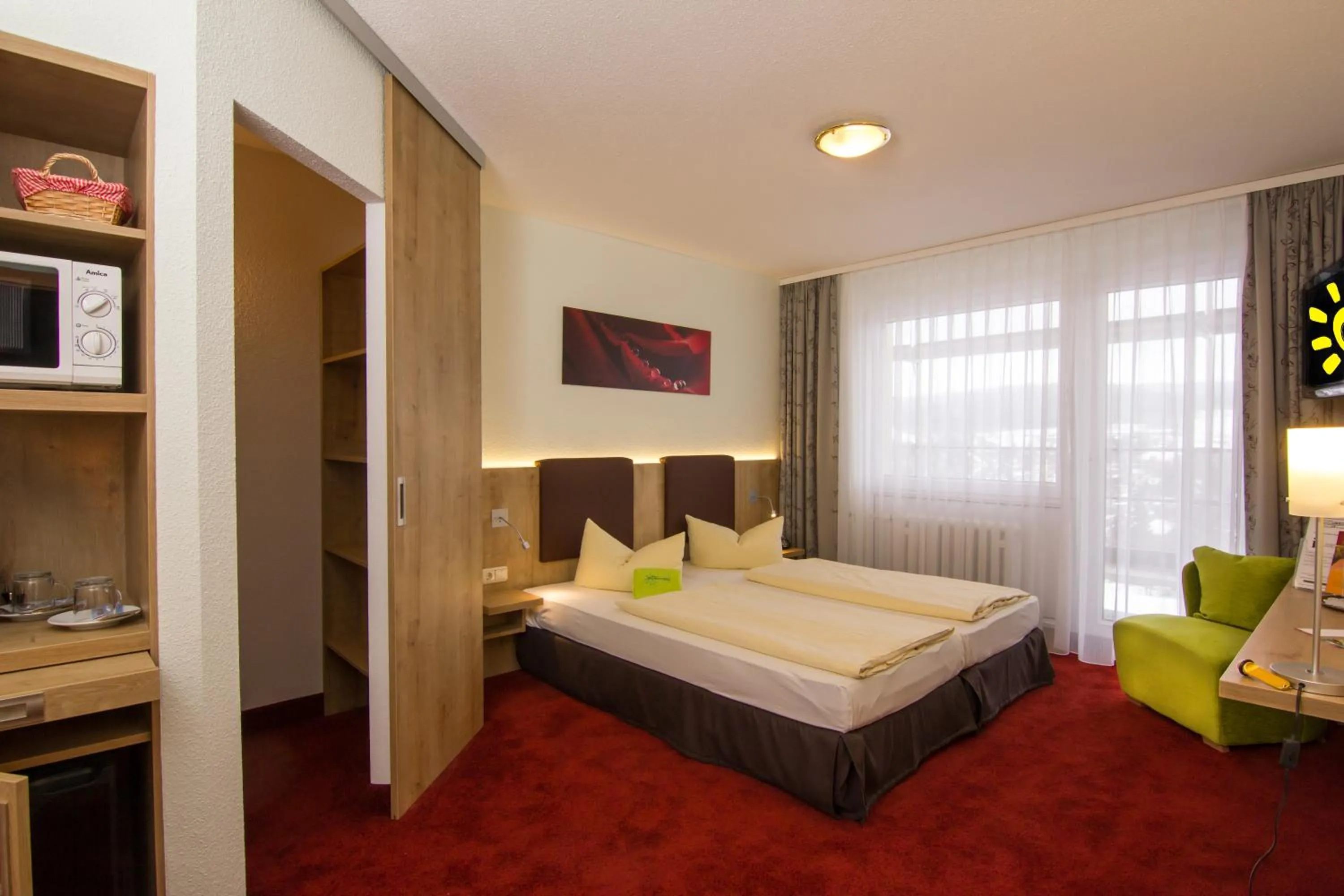 Photo of the whole room, Bed in Aparthotel am Rennsteig