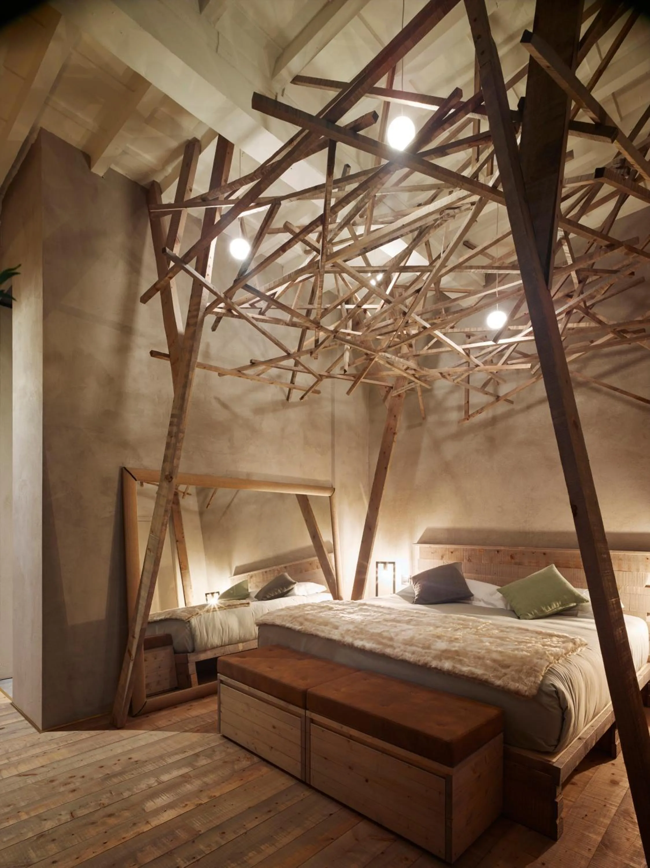 Photo of the whole room, Bed in Benci House