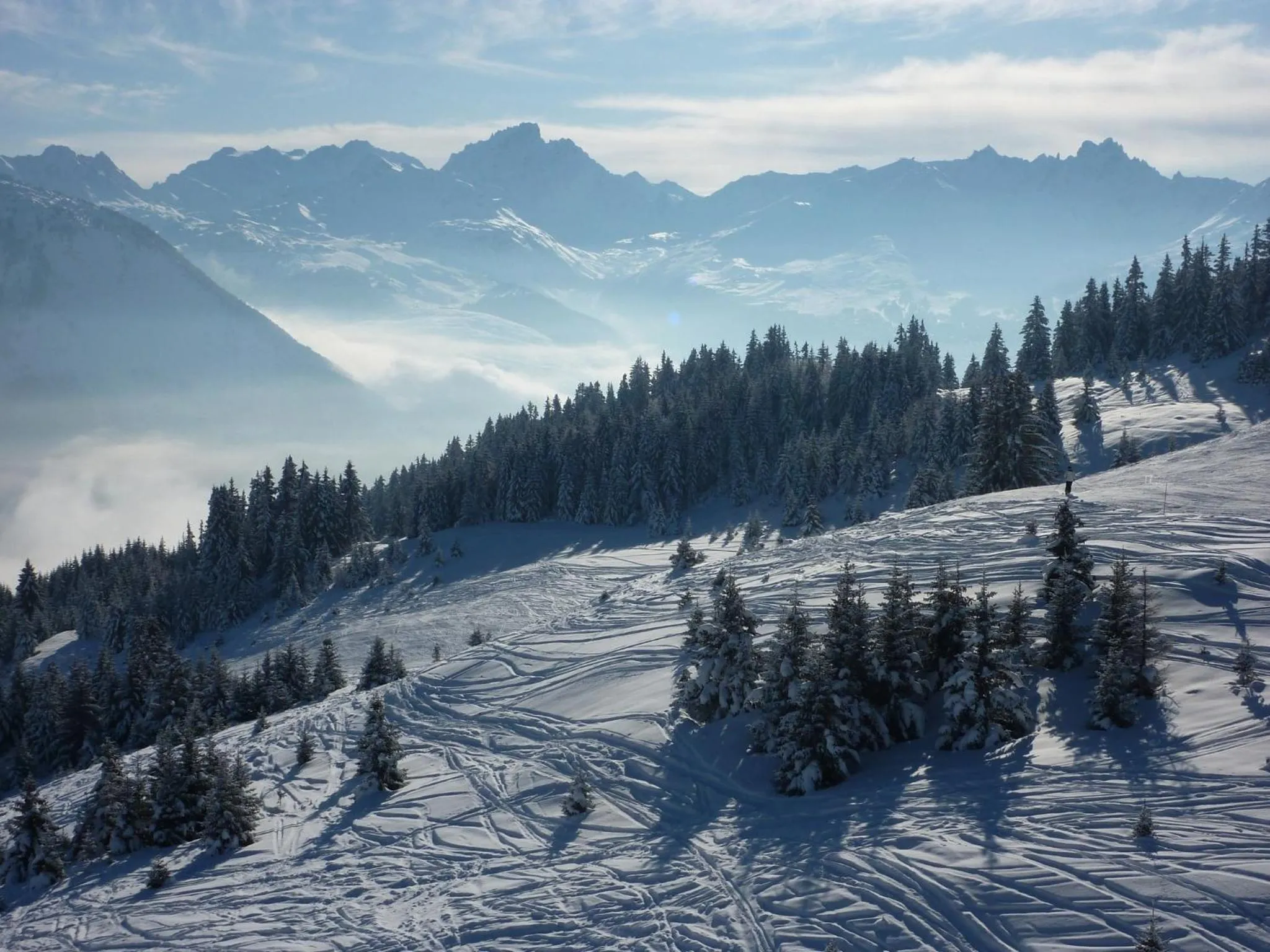 Skiing in Les Glières - Champagny-en-Vanoise