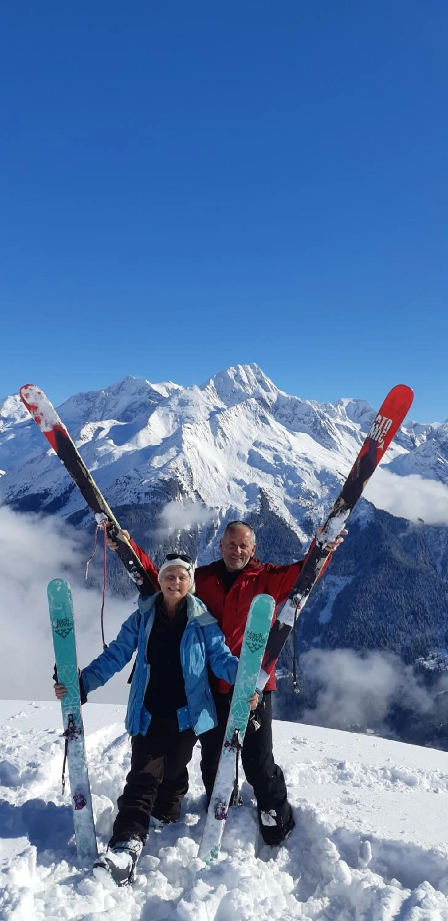 Skiing in Les Glières - Champagny-en-Vanoise