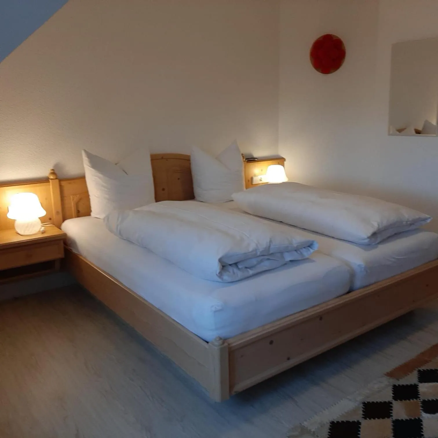Bed in Sunside Ferien Wellness Oase Hotel Apartment's Schwarzwald am Schluchsee