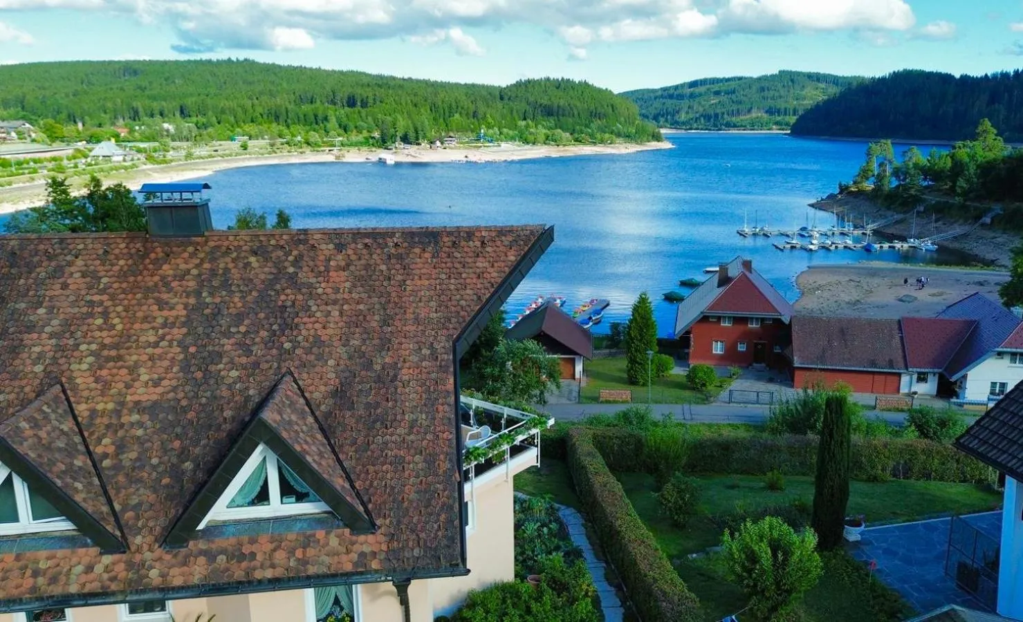 Balcony/Terrace in Sunside Ferien Wellness Oase Hotel Apartment's Schwarzwald am Schluchsee