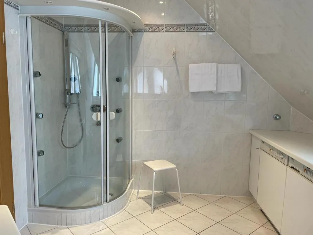 Shower in Sunside Ferien Wellness Oase Hotel Apartment's Schwarzwald am Schluchsee