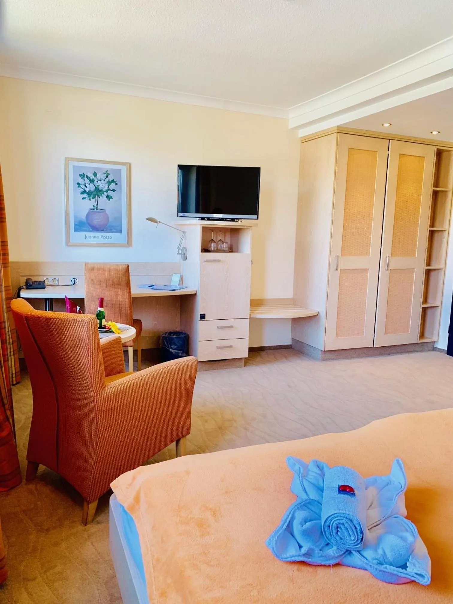 Bed in Aparthotel Kleine Perle