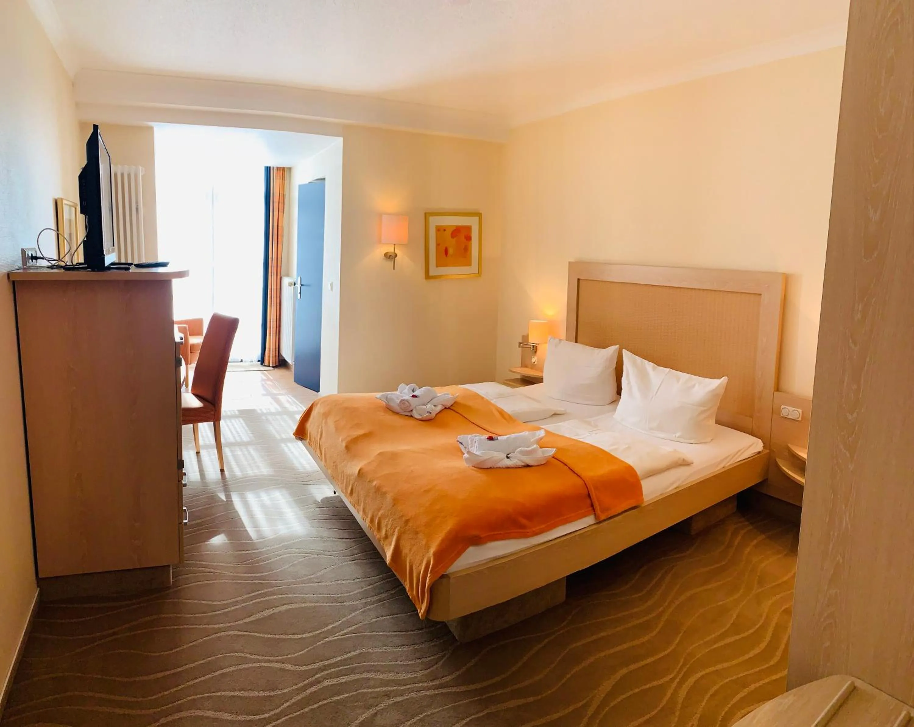 Bedroom, Bed in Aparthotel Kleine Perle