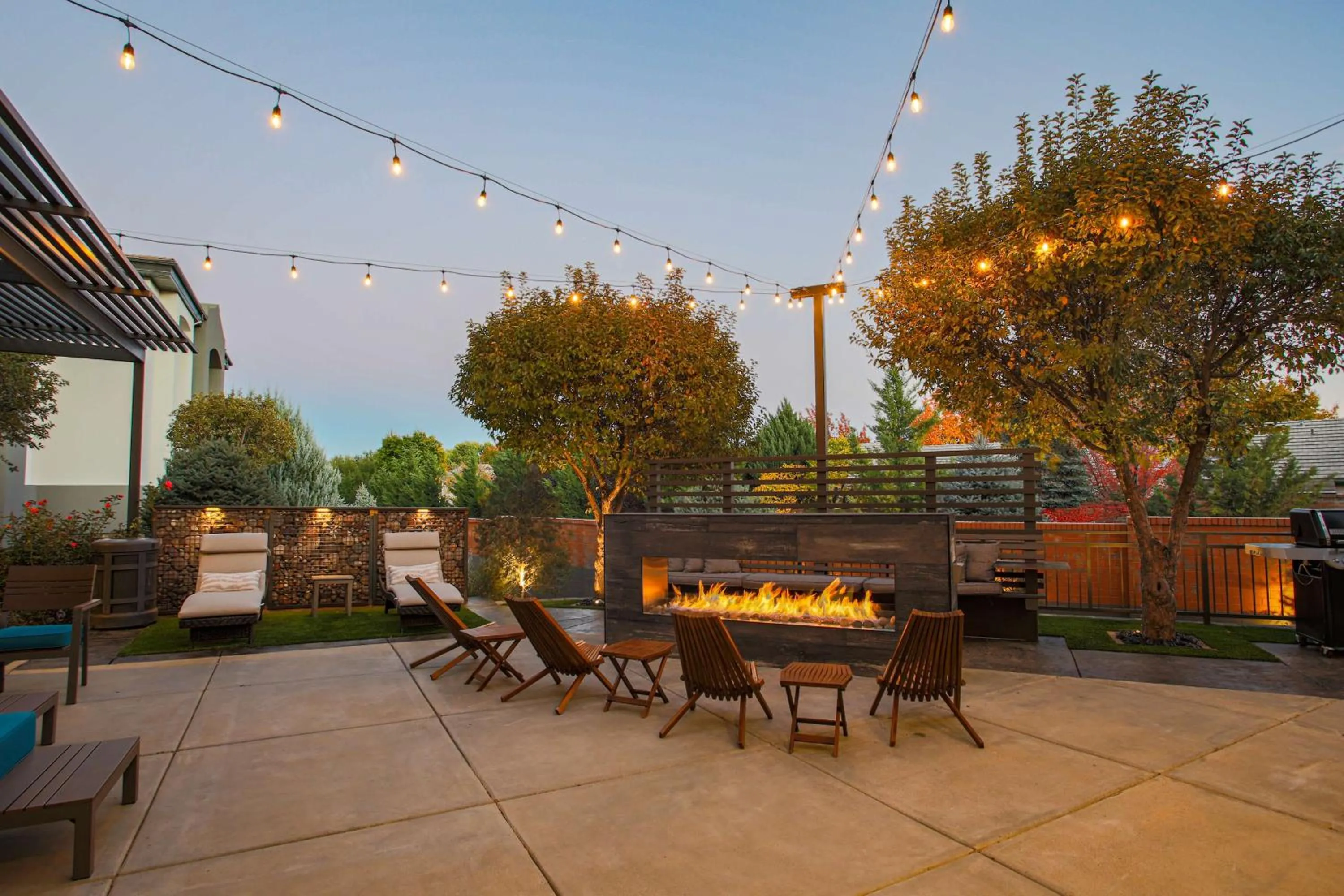 Patio in Hampton Inn Prescott