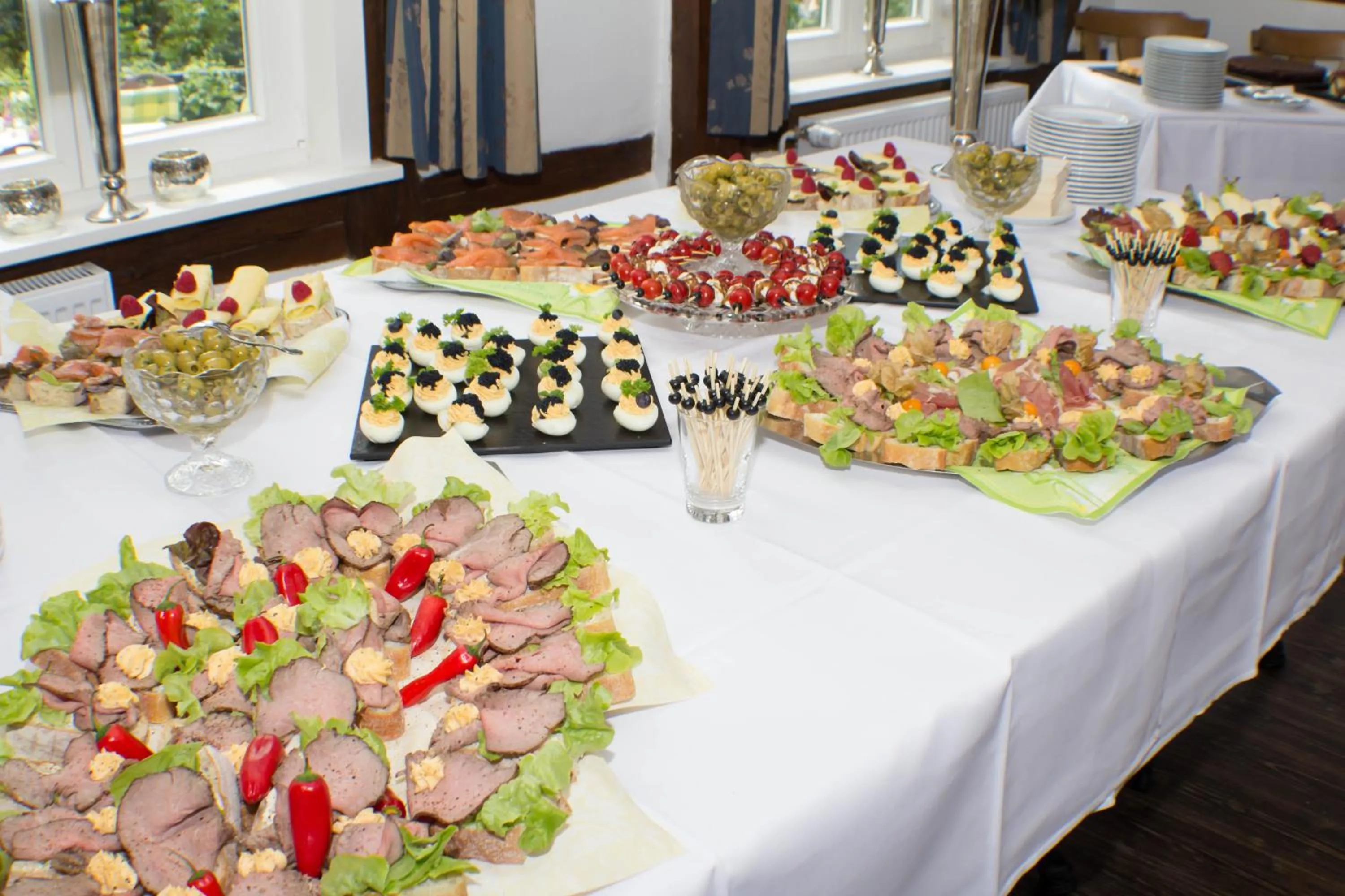 Food in Gasthaus und Ferienwohnungen "Zum Büchsenmacher"