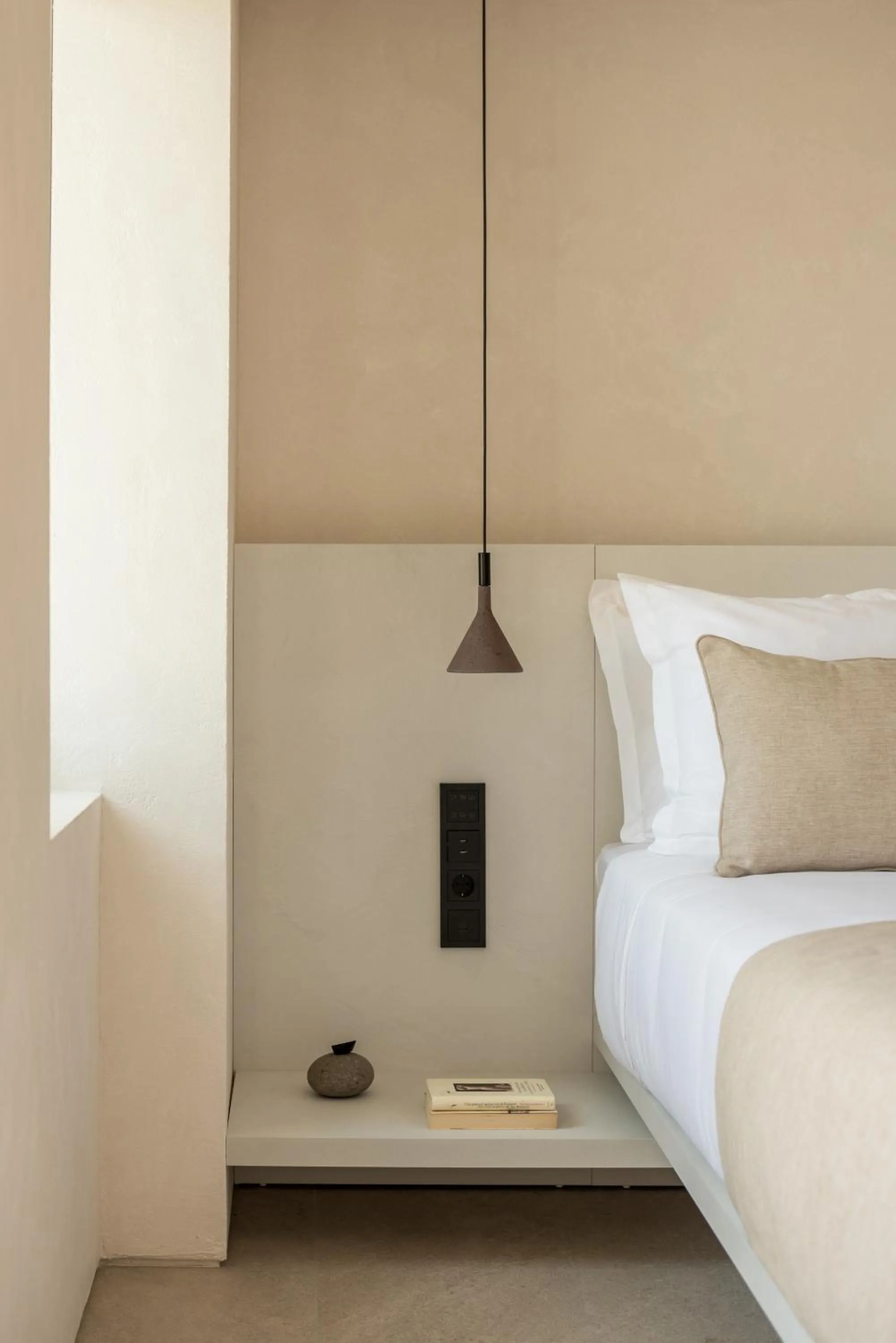 Decorative detail, Bed in Hotel Senia - Onar Hotels Collection