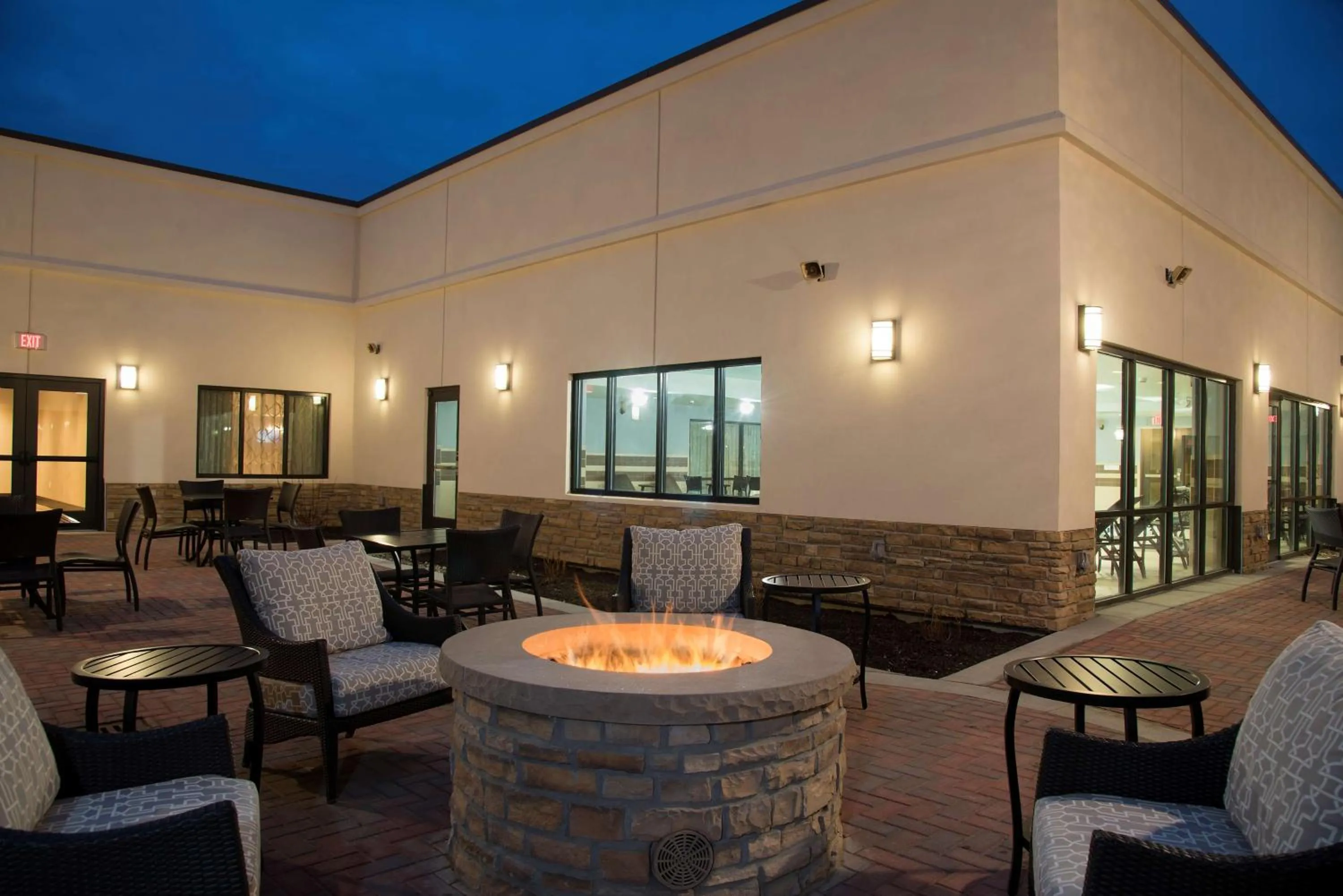 Patio in DoubleTree by Hilton Schenectady