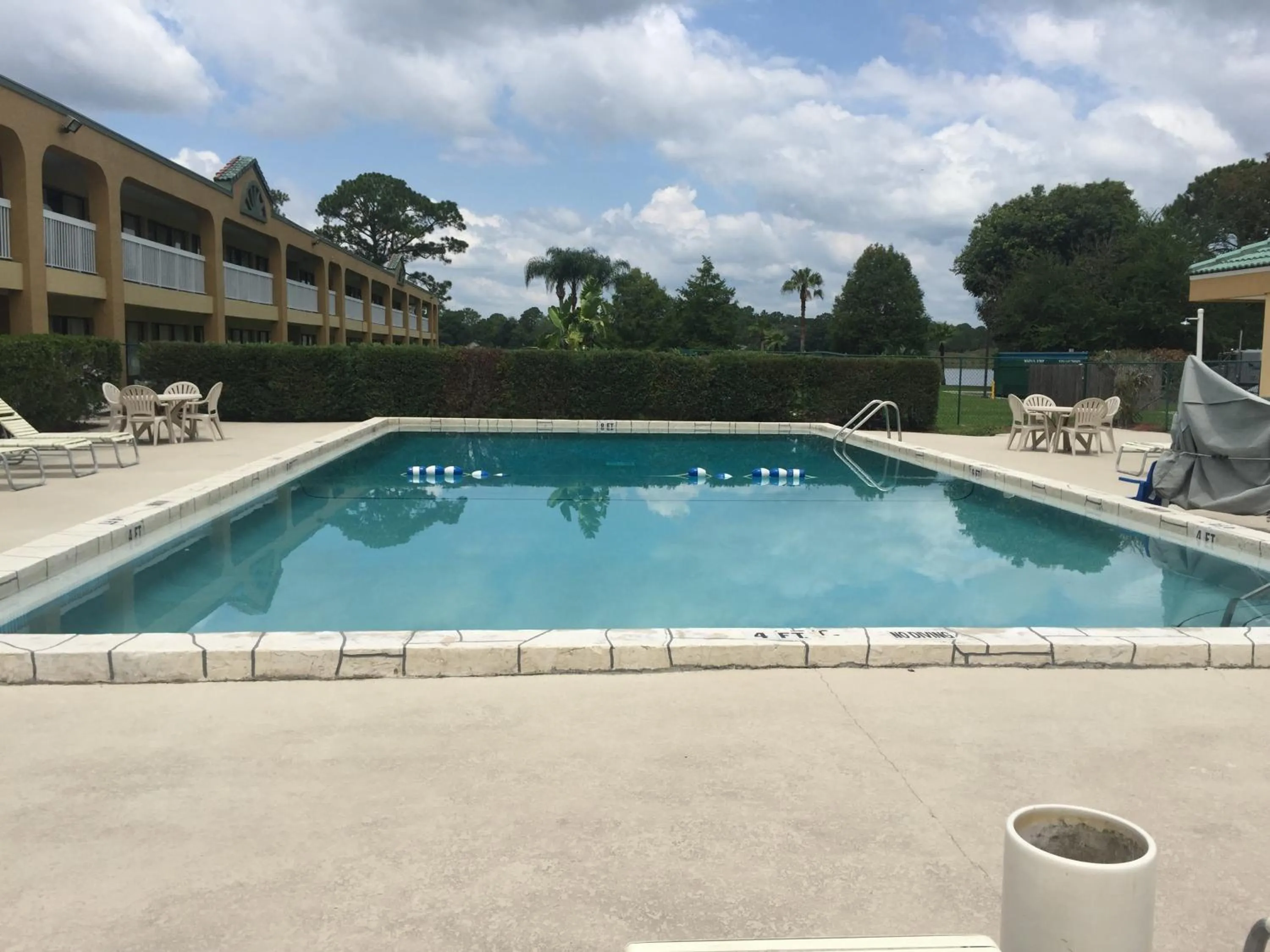 Pool view in Budget Inn Sanford International Airport