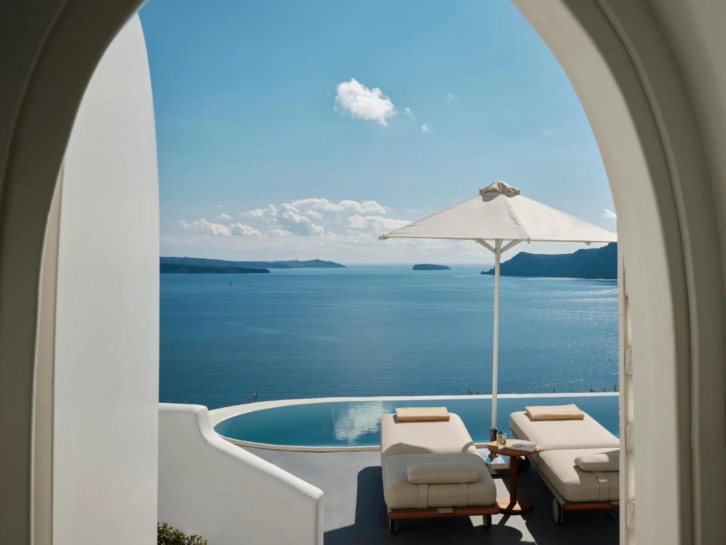 Pool view in Canaves Sunday