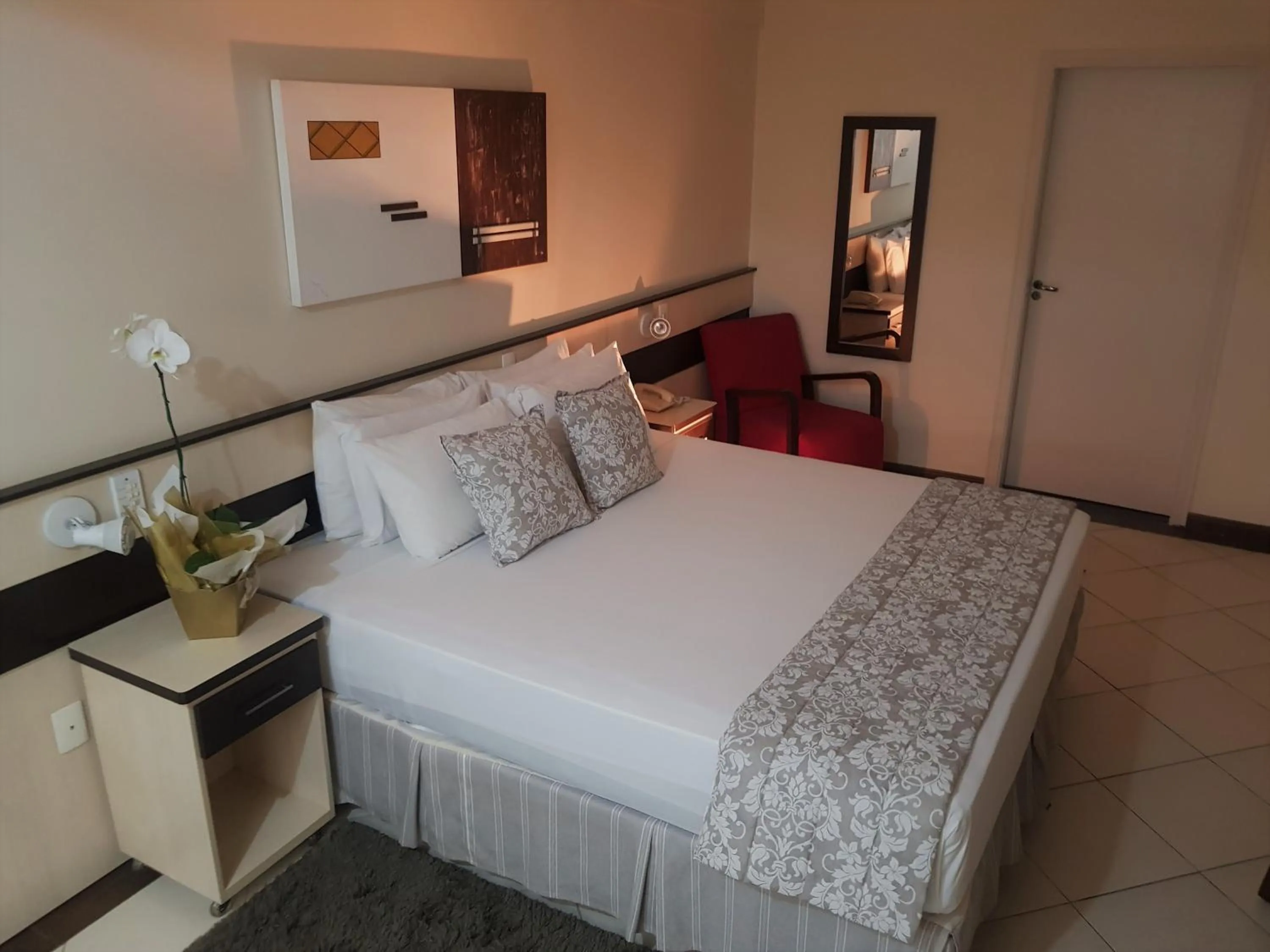 Bedroom, Bed in Hotel Cristal Rio Claro