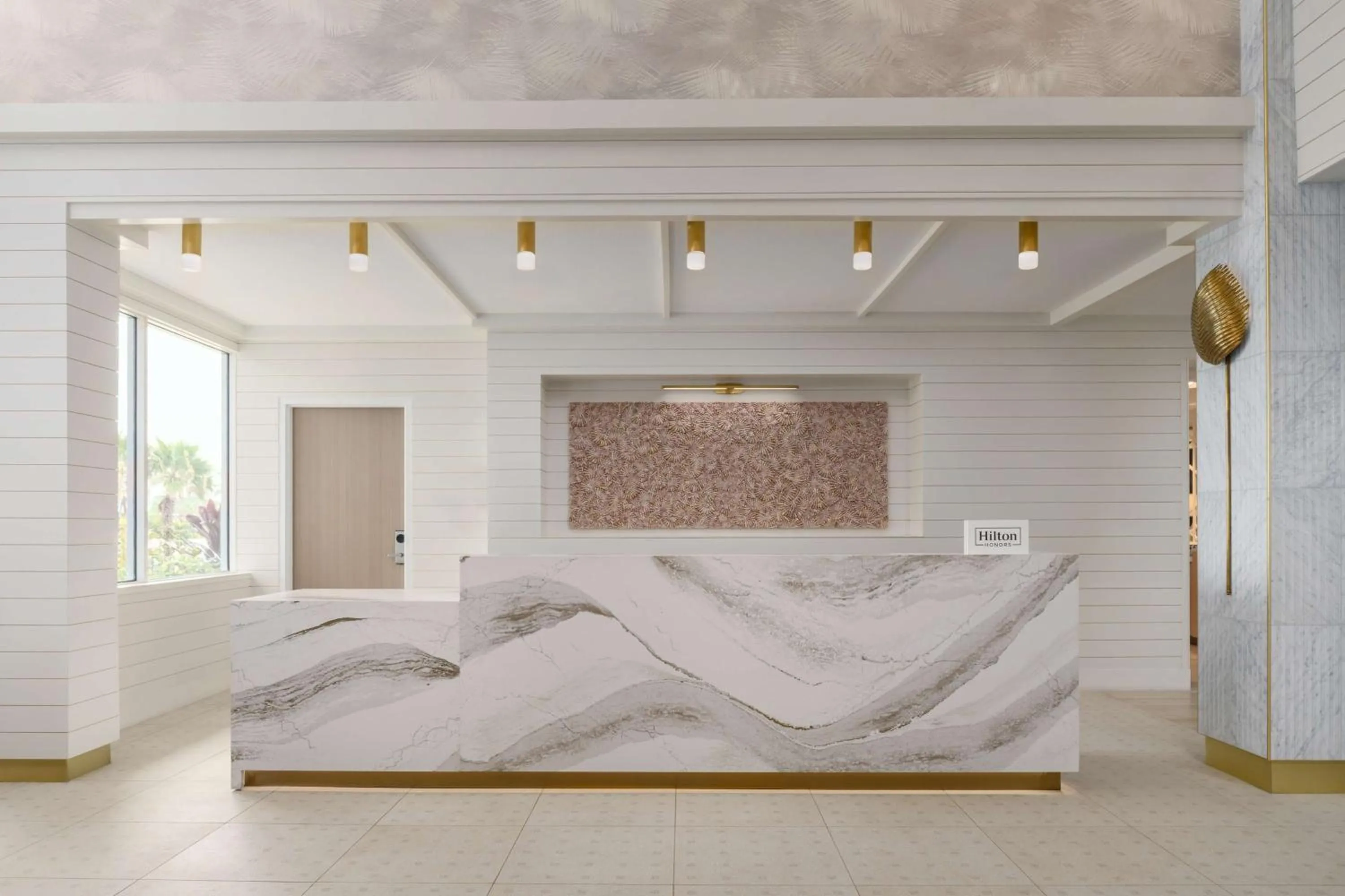 Lobby or reception, Bed in DoubleTree Beach Resort by Hilton Tampa Bay – North Redington Beach