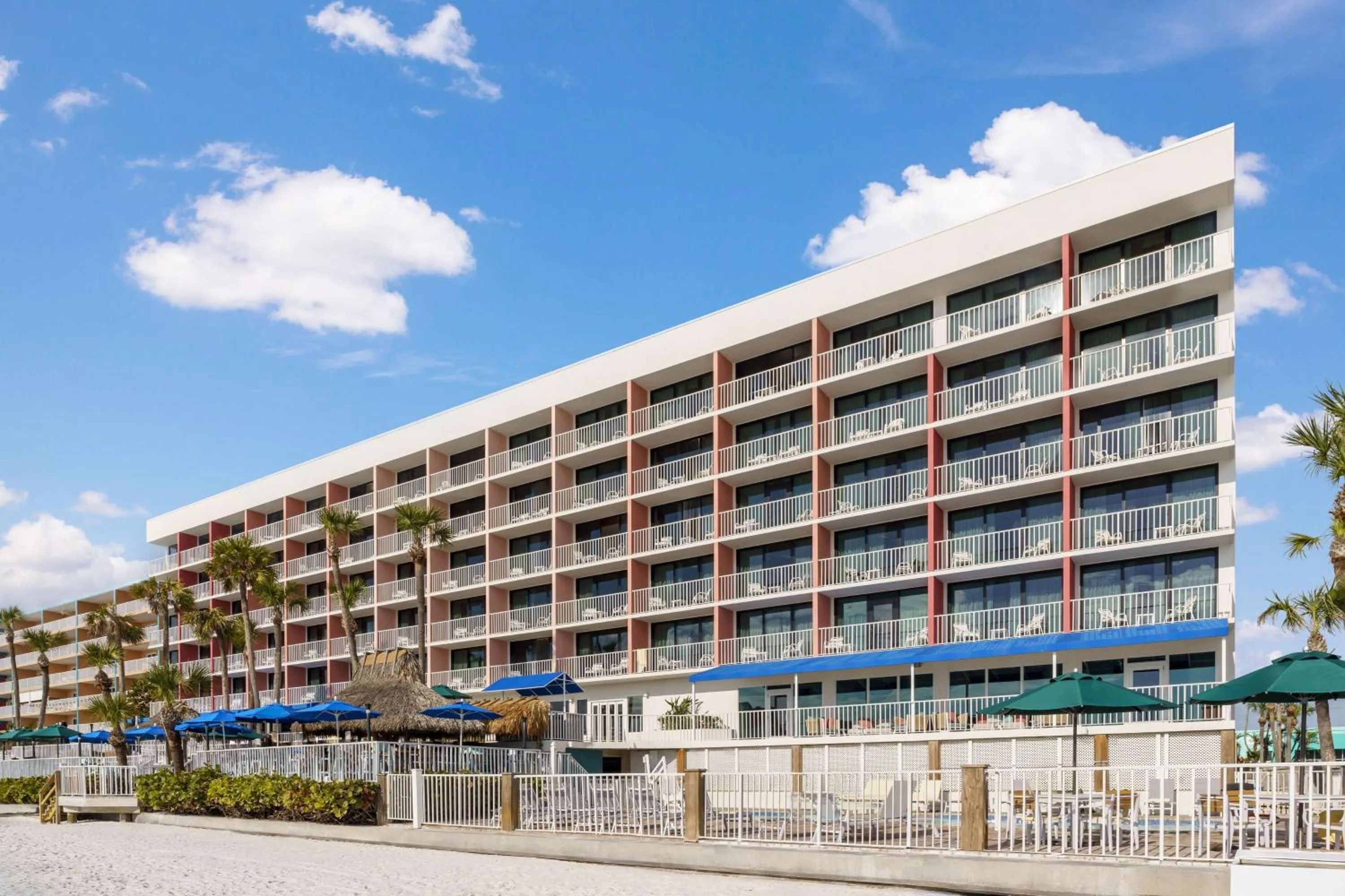 Property building in DoubleTree Beach Resort by Hilton Tampa Bay – North Redington Beach