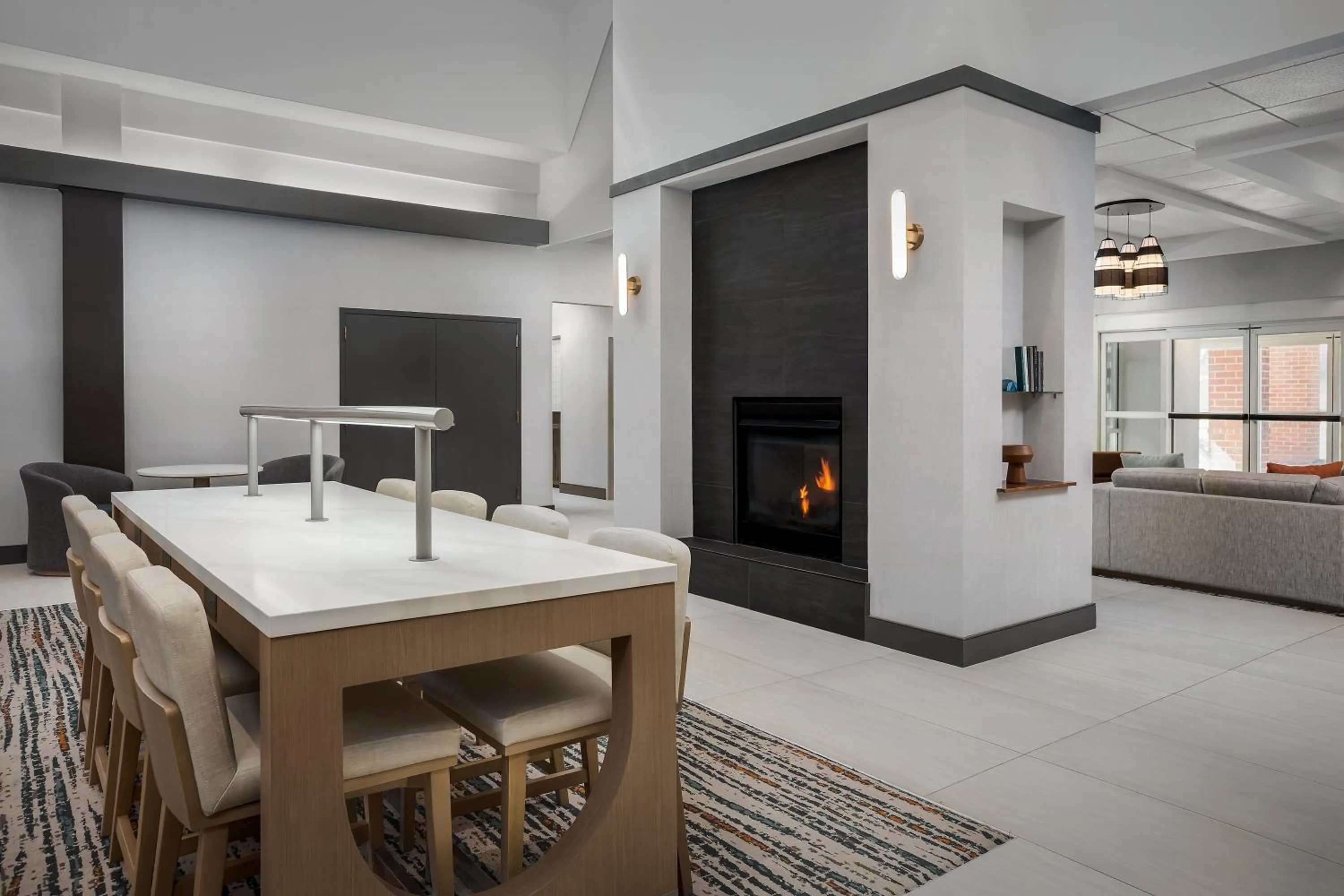 Seating area in Homewood Suites by Hilton Cleveland-Solon