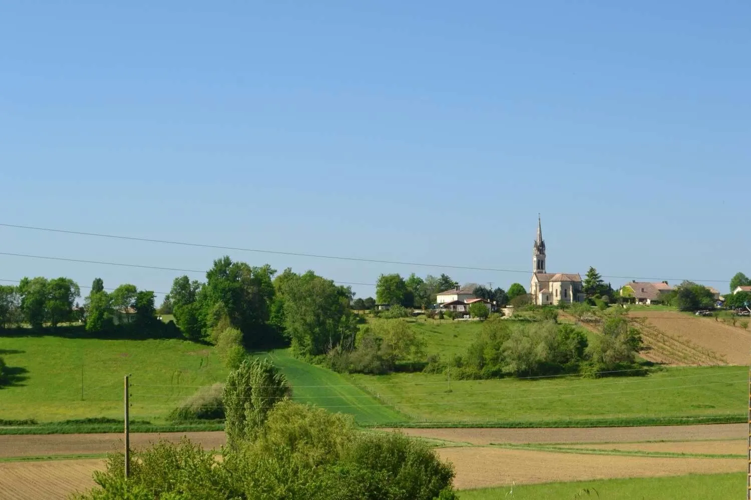 Garden view in Labarthe