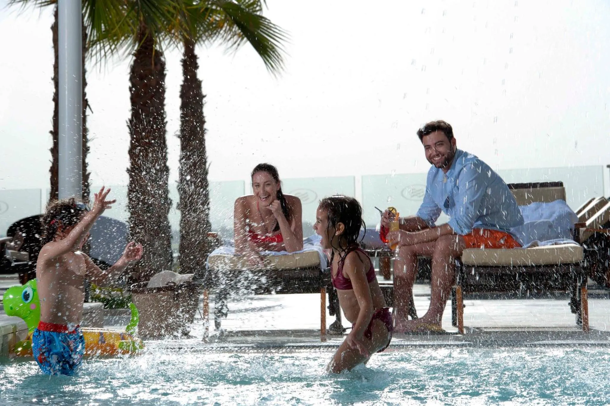 Swimming pool in Crowne Plaza Yas Island by IHG