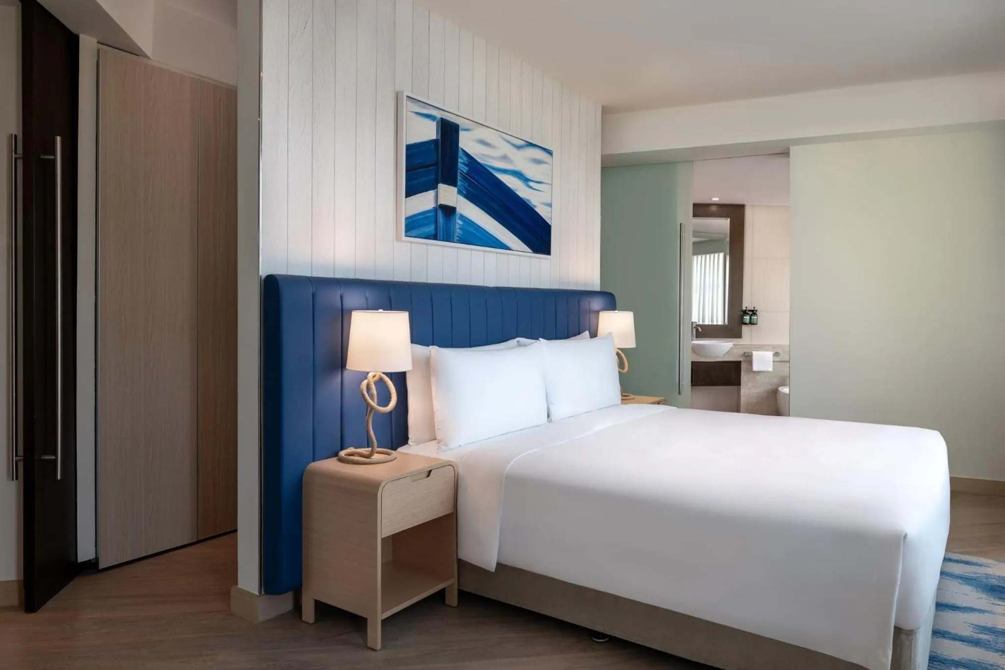 Photo of the whole room, Bed in Crowne Plaza Yas Island by IHG