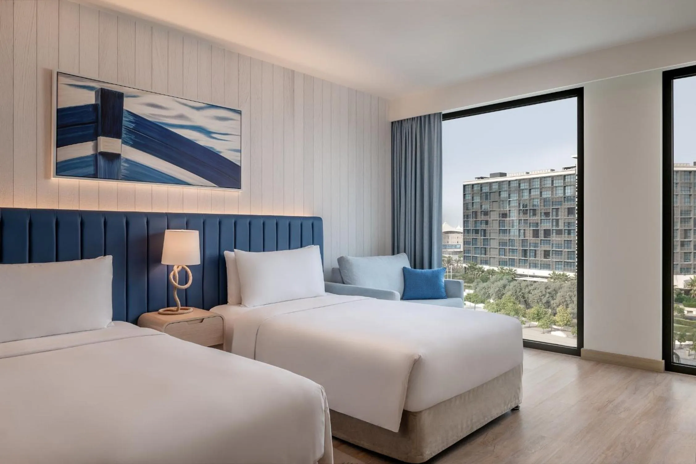 Photo of the whole room, Bed in Crowne Plaza Yas Island by IHG