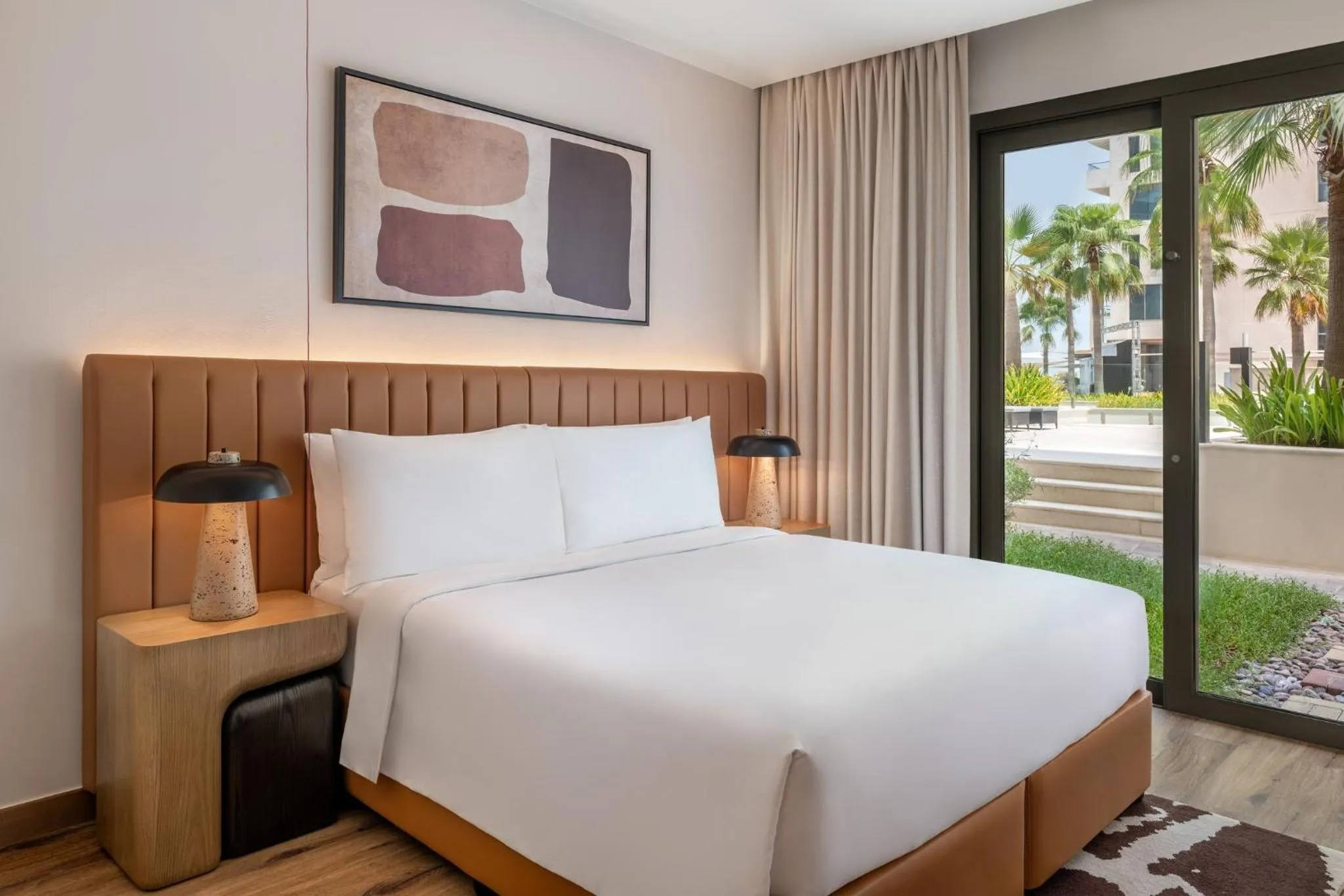 Photo of the whole room, Bed in Staybridge Suites Yas Island Abu Dhabi by IHG