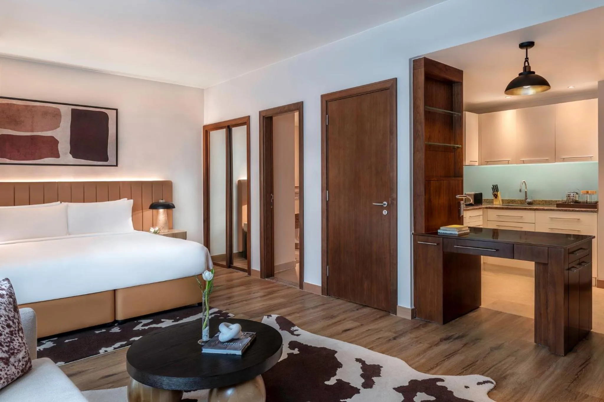 Photo of the whole room, Bed in Staybridge Suites Yas Island Abu Dhabi by IHG