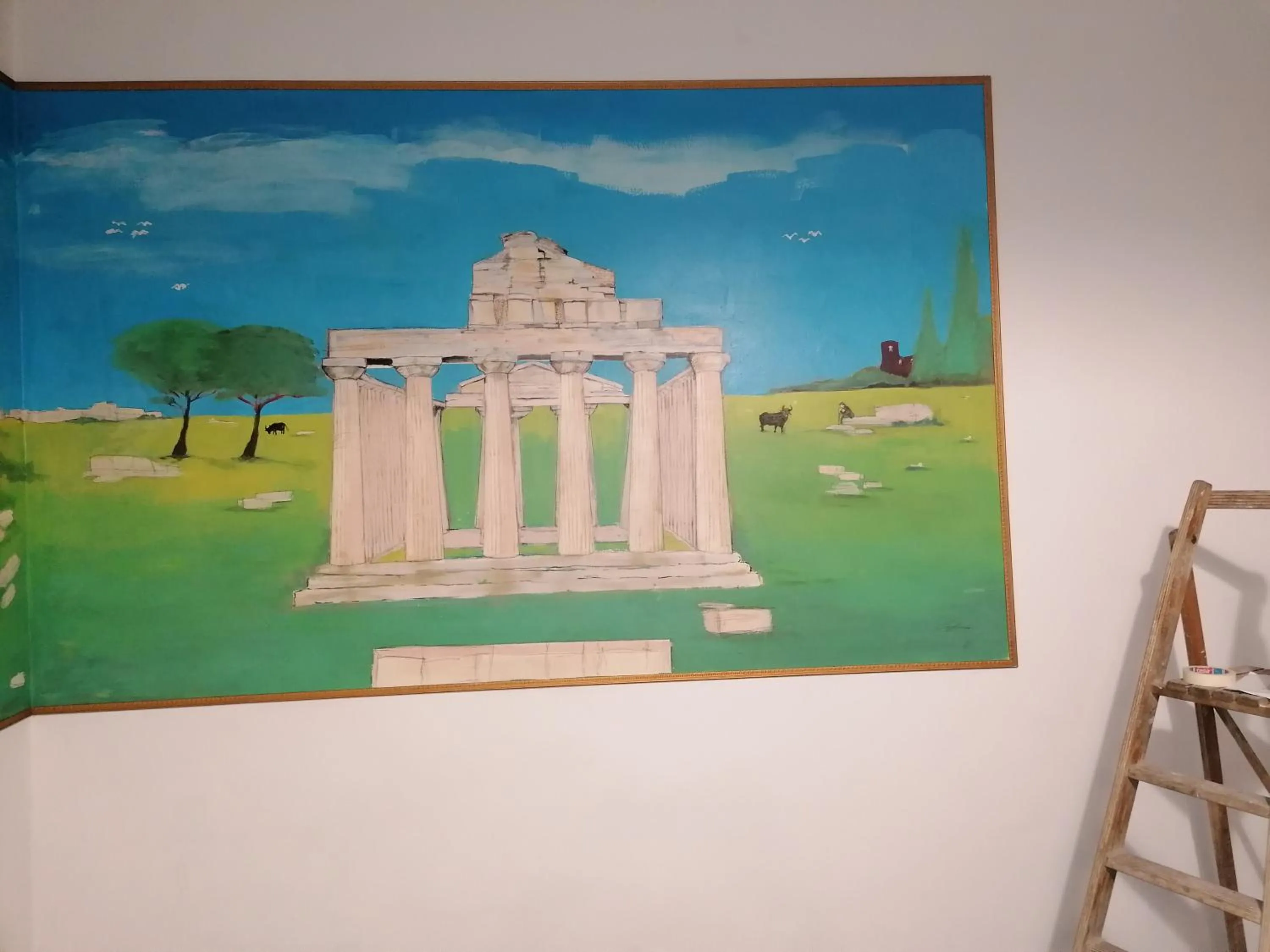 Decorative detail in B&b Cilento Paestum