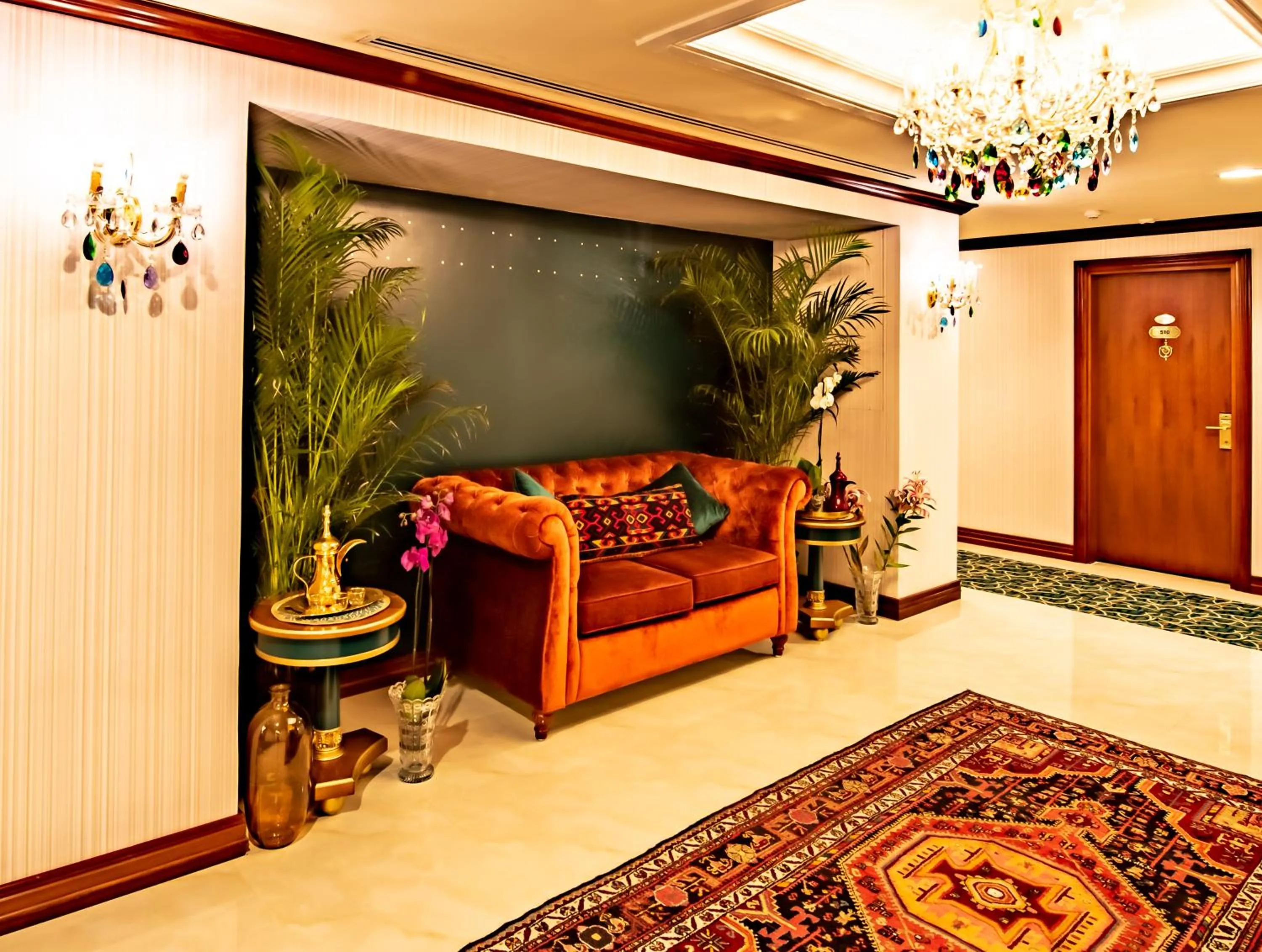 Seating area in Riviera Hotel