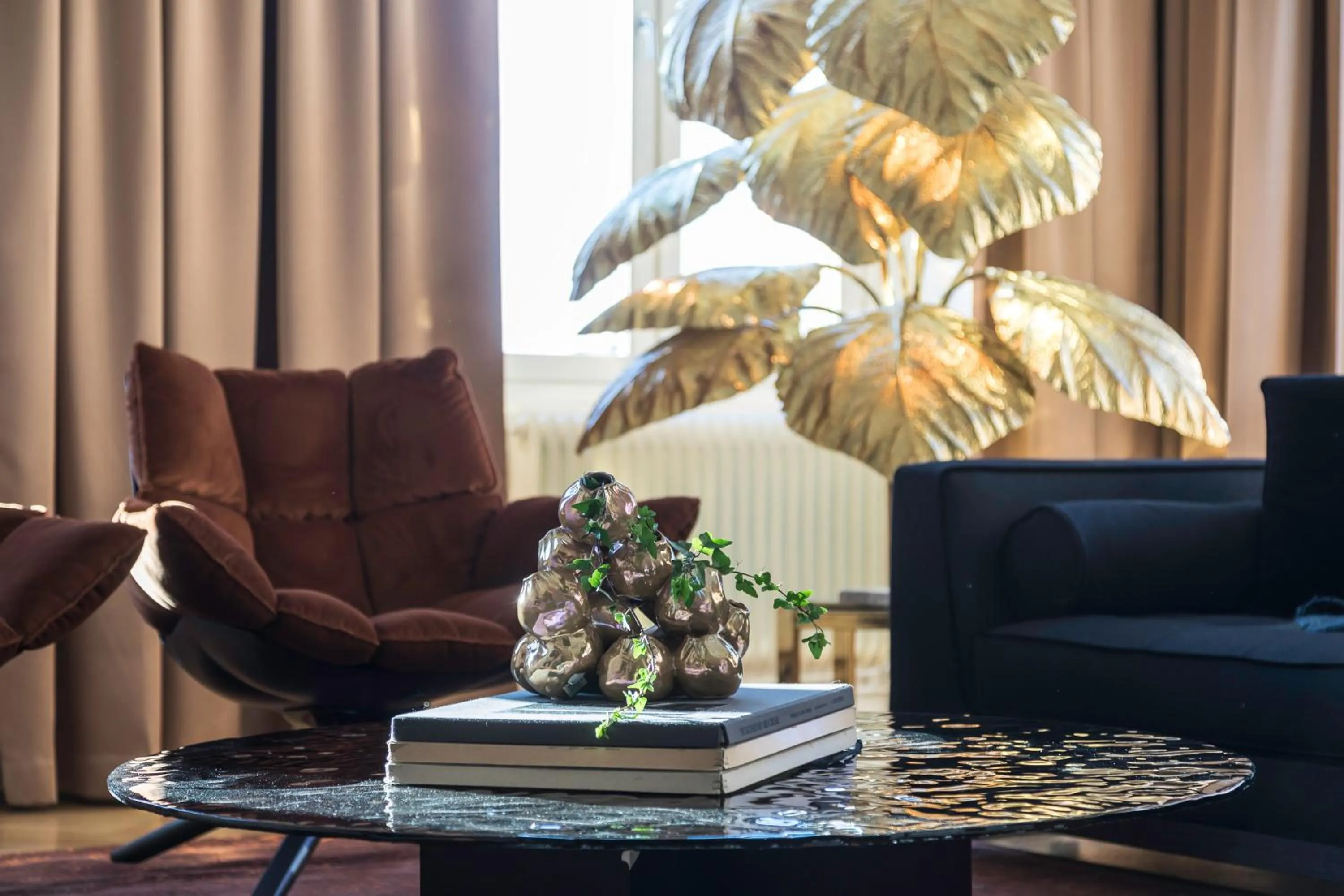 Seating area in Lydmar Hotel