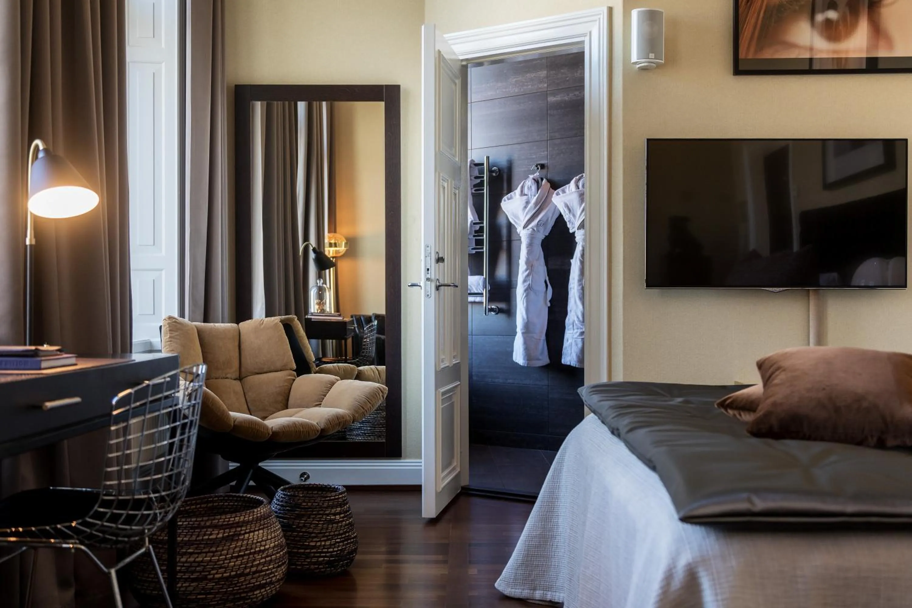 Seating area in Lydmar Hotel