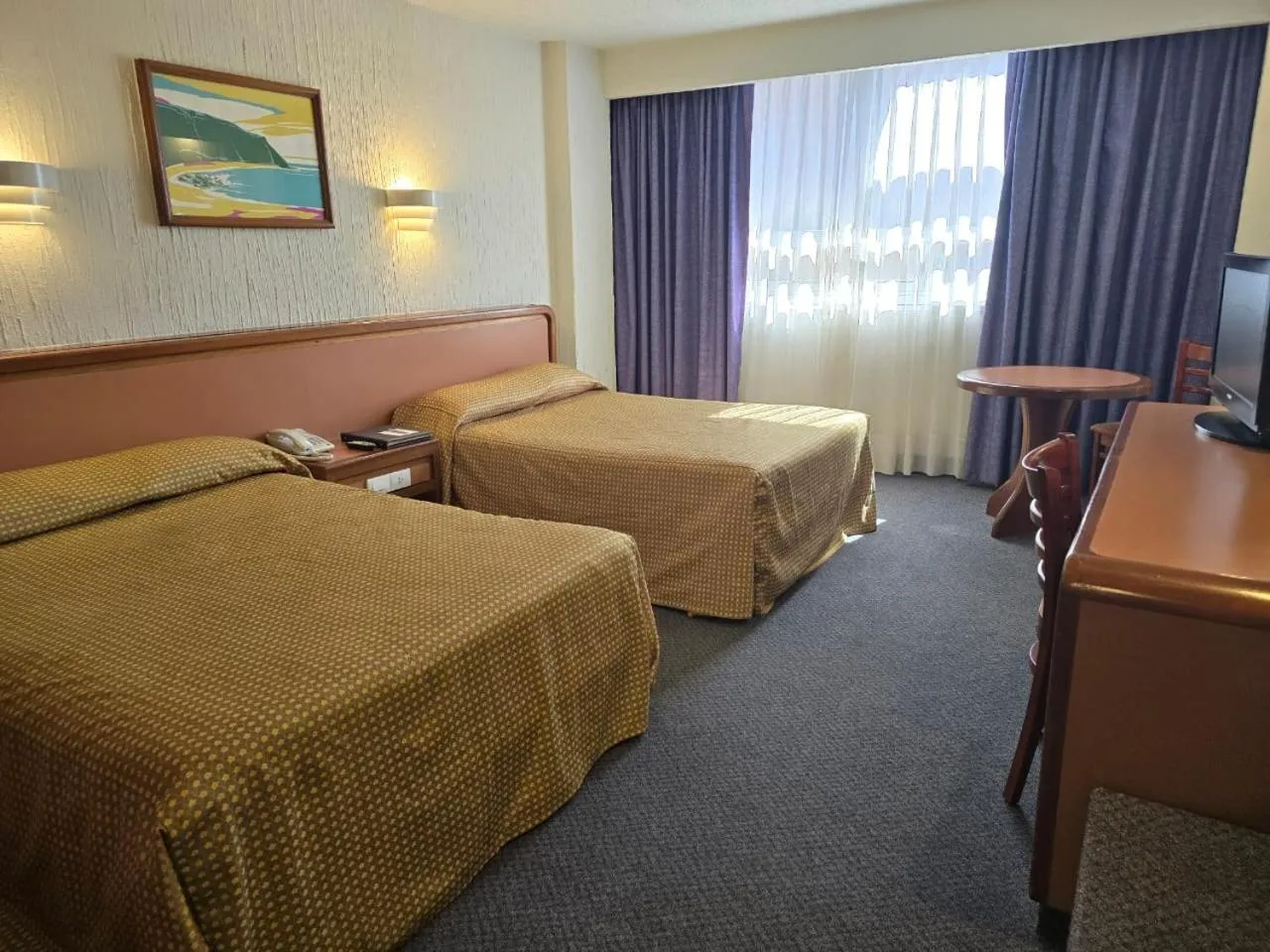 Bed in Hotel Metropol