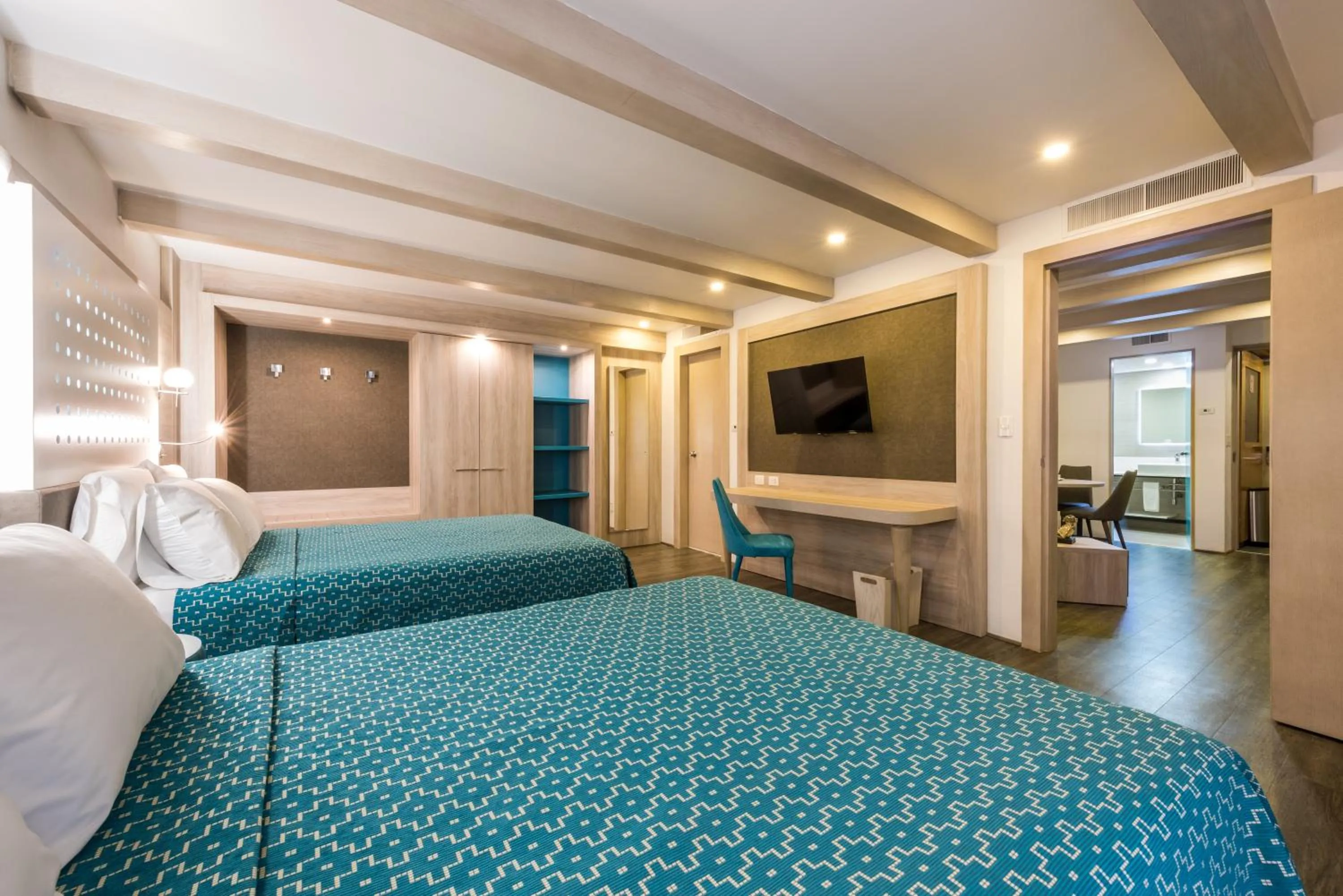 Bed in Hotel Casa Blanca