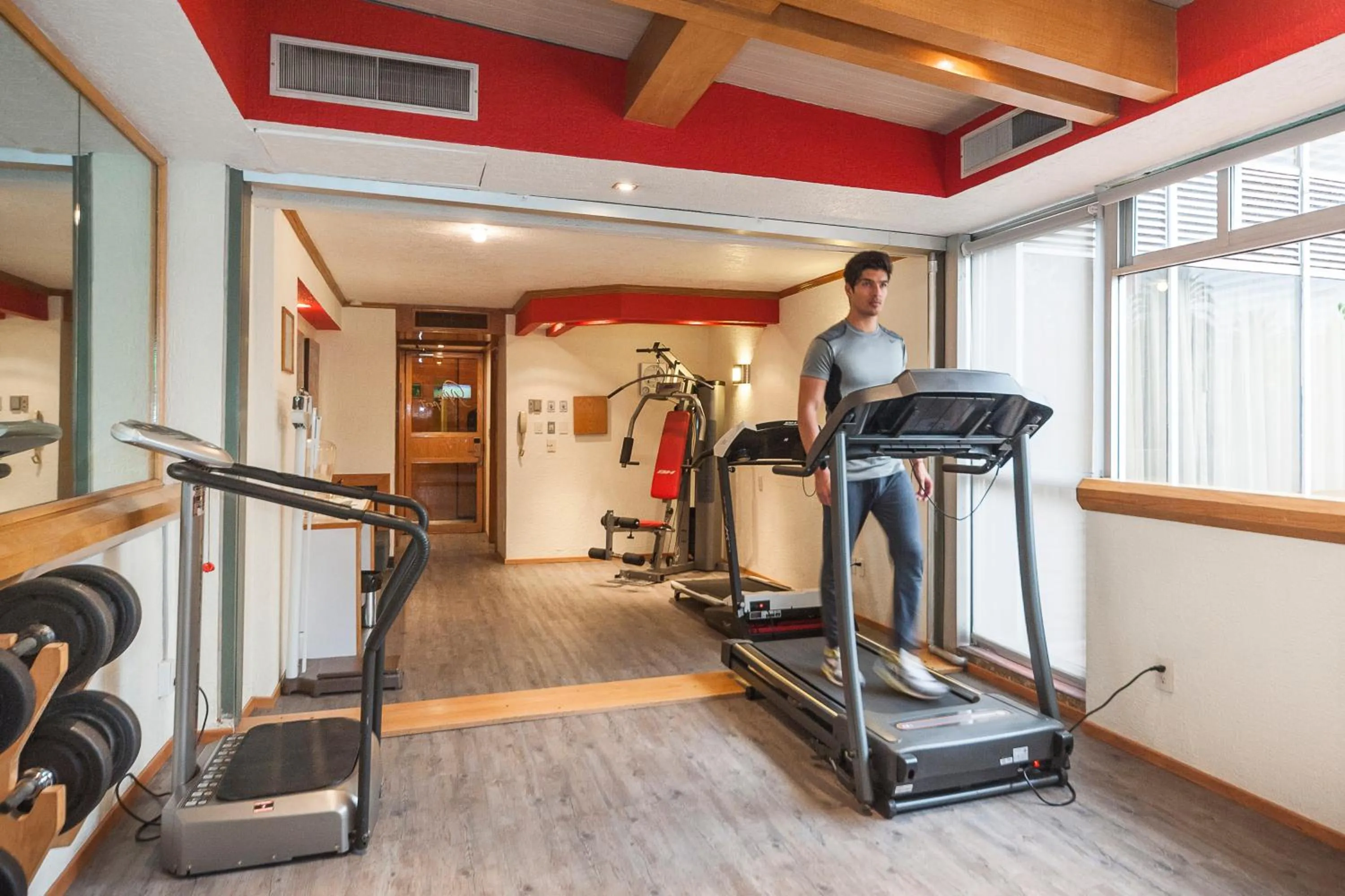 Fitness centre/facilities in Hotel Casa Blanca