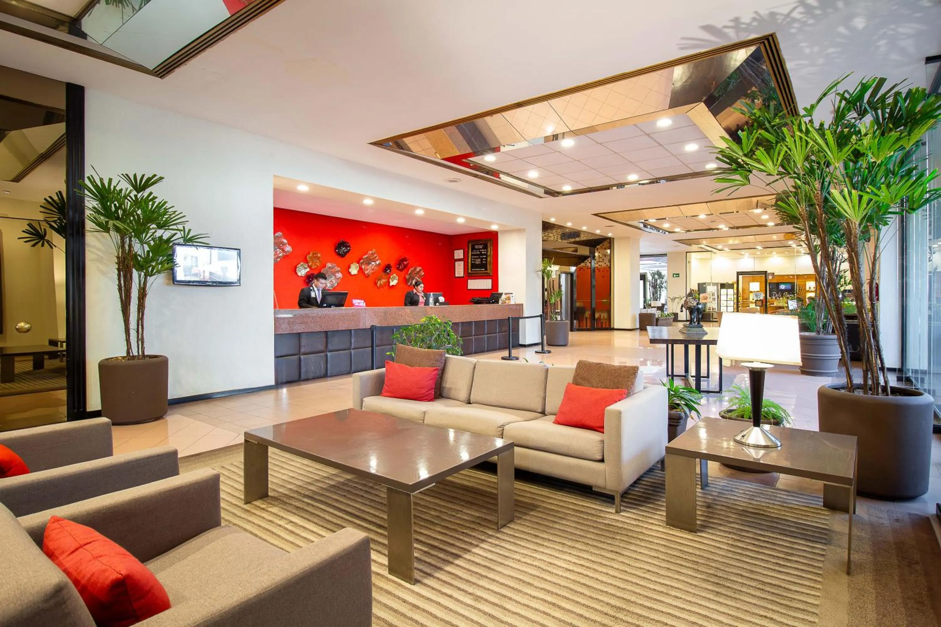 Living room in Hotel Guadalajara Plaza Expo