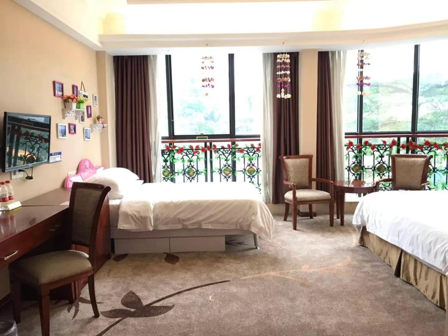 Bed in Vienna Hotel Guangzhou Tonghe