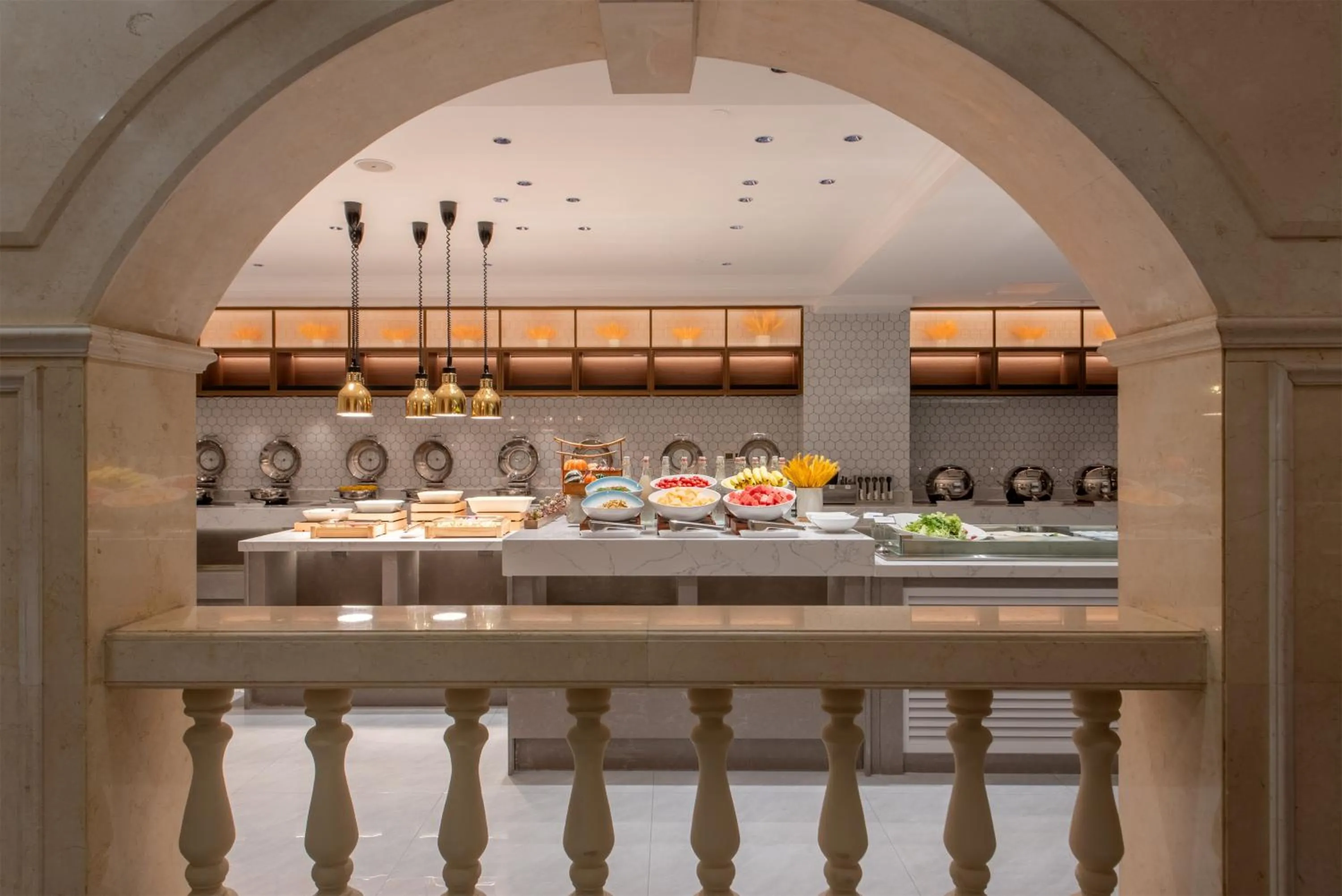 Buffet breakfast in Vienna International Hotel Guangzhou Baiyun International Conference Center