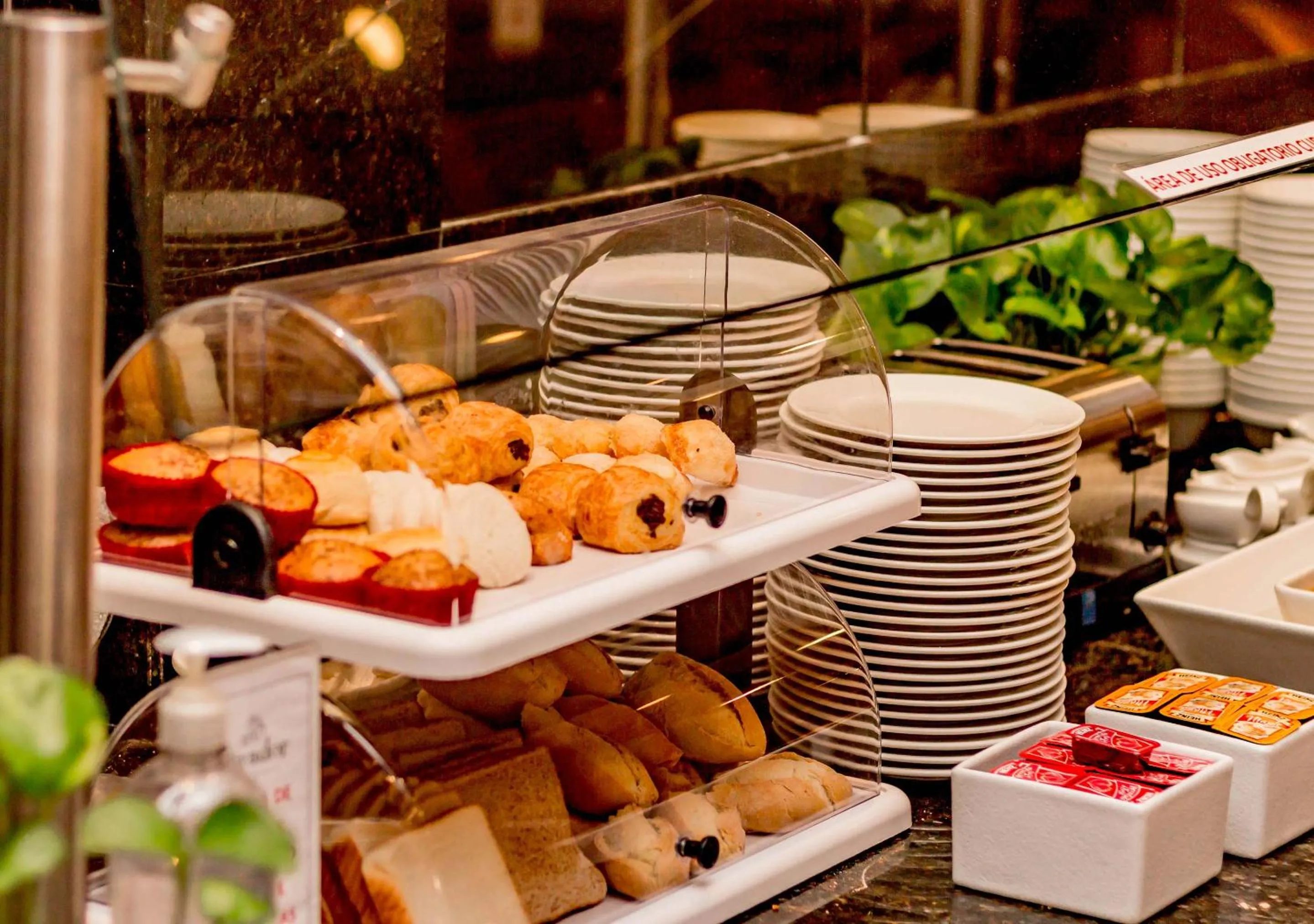 Buffet breakfast in Hotel Guadalajara Plaza Ejecutivo