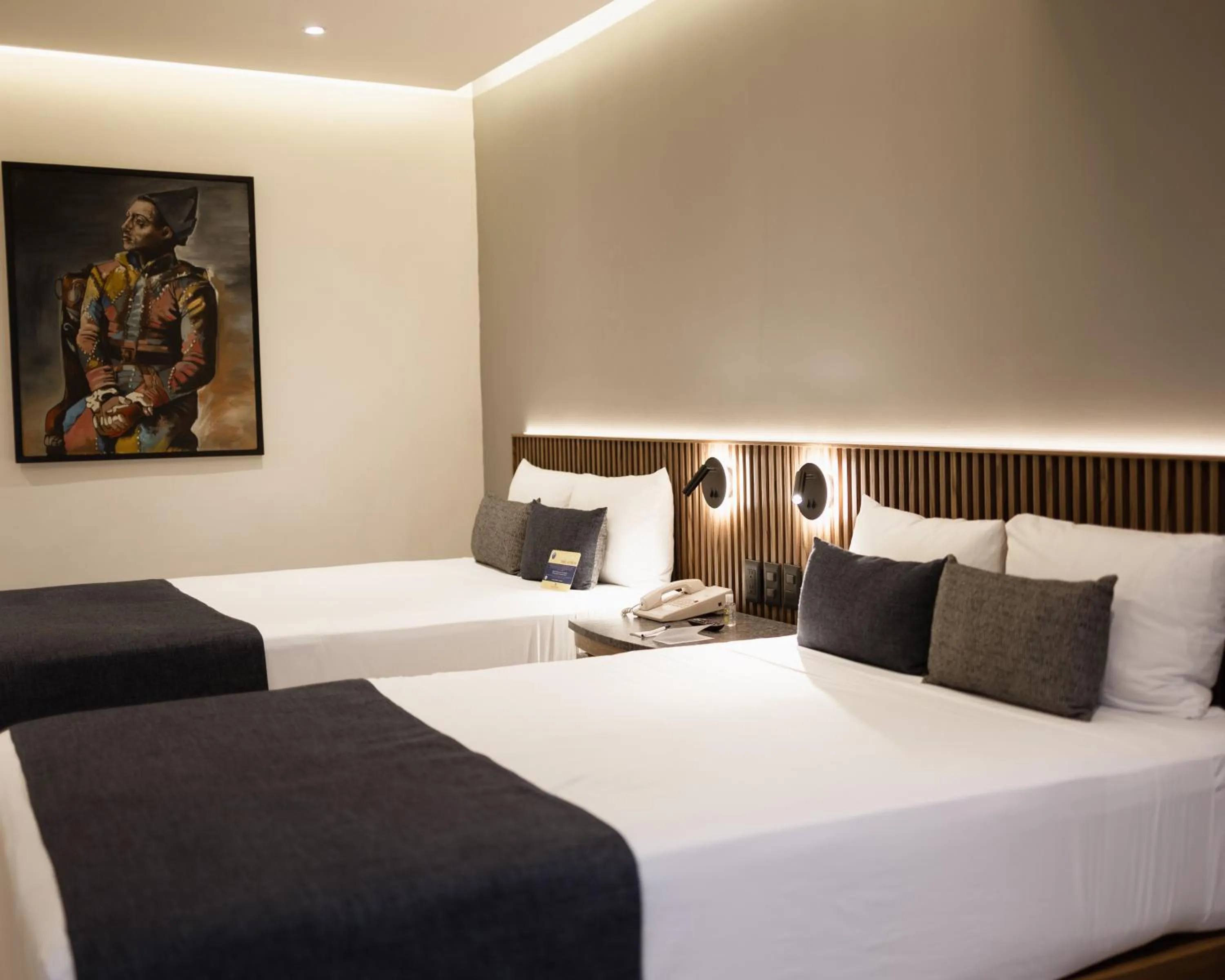 Bed in Hotel Guadalajara Plaza Ejecutivo