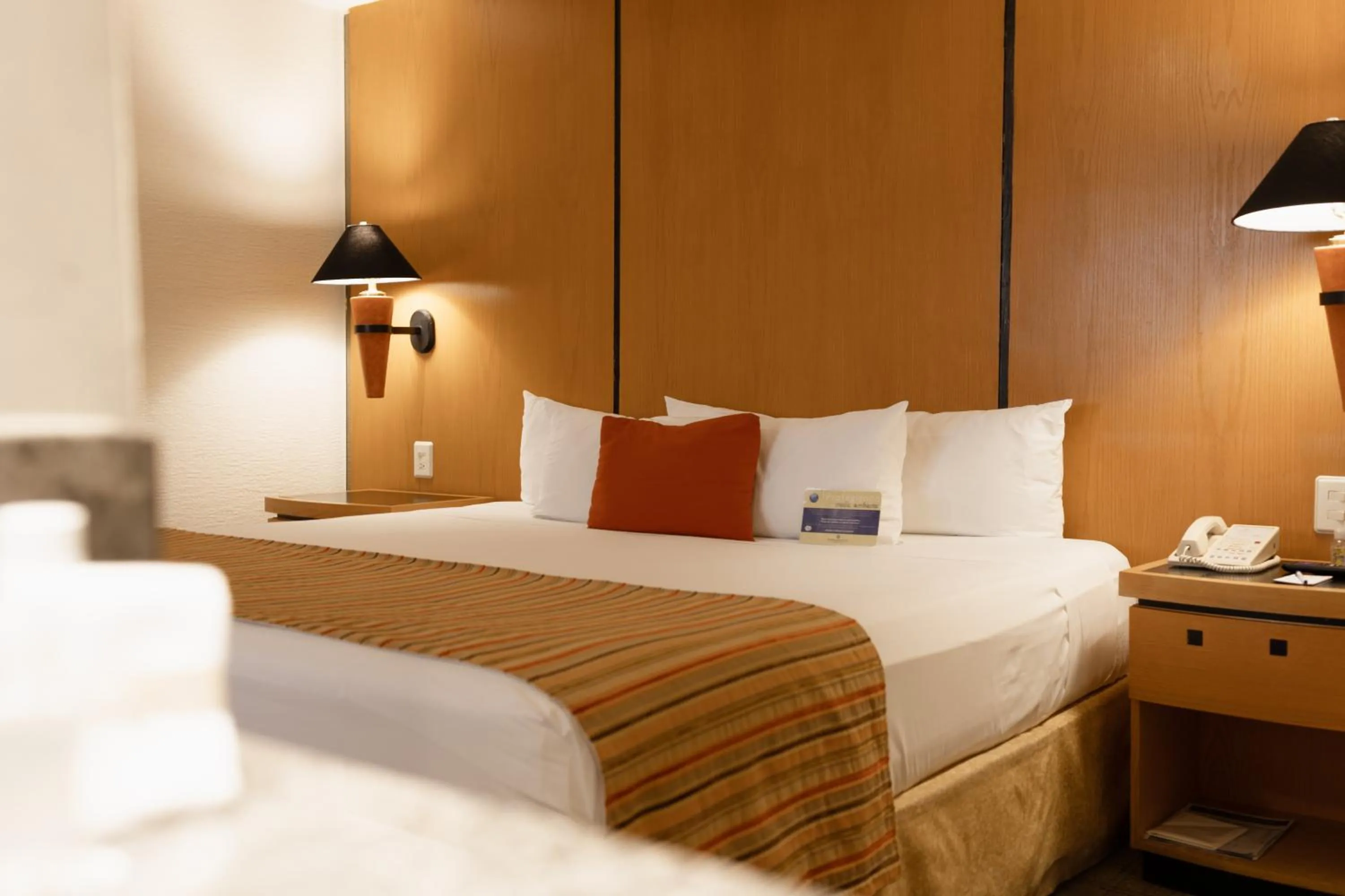 Bed in Hotel Guadalajara Plaza Ejecutivo