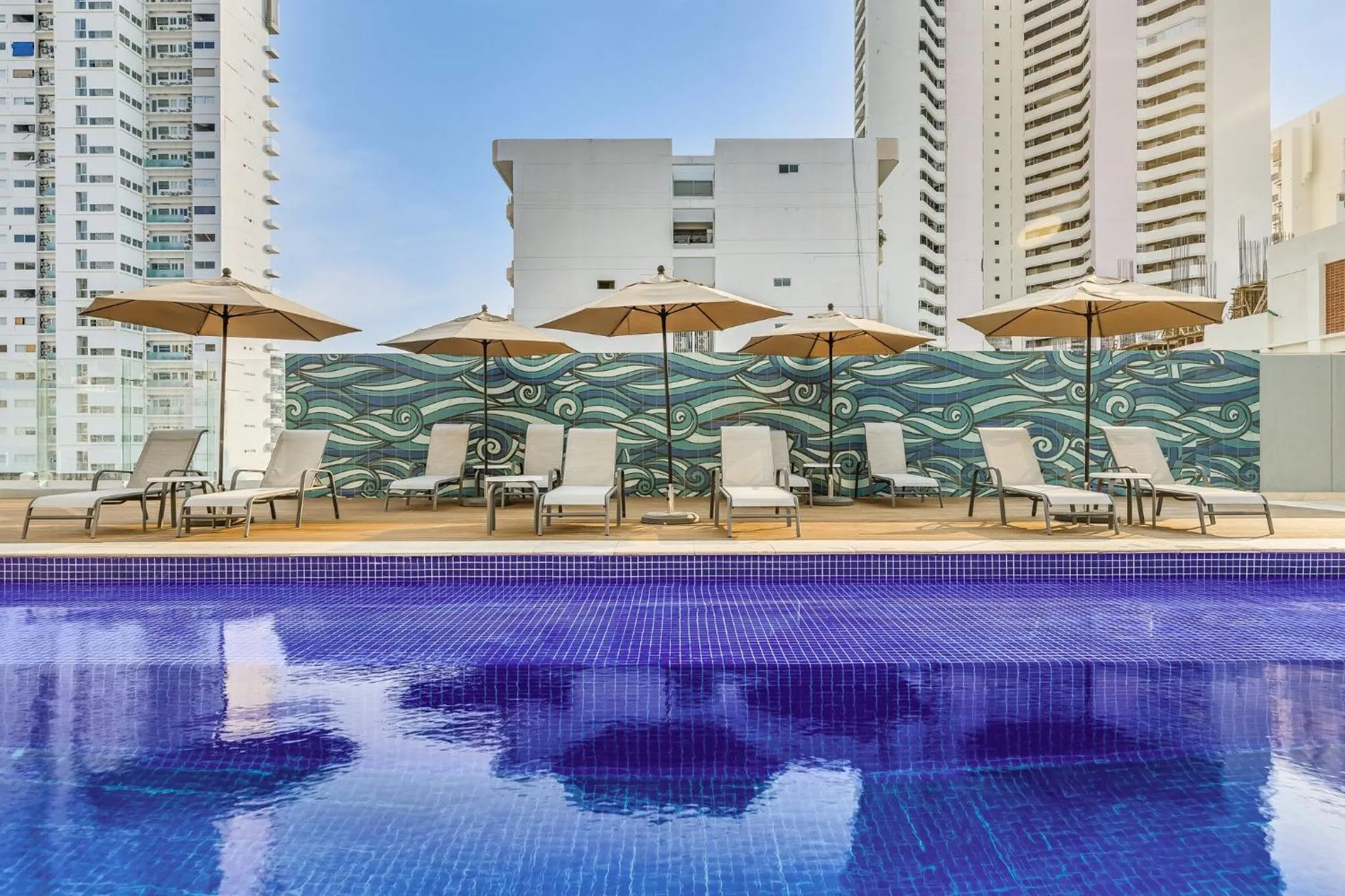 Swimming pool in One Acapulco Costera